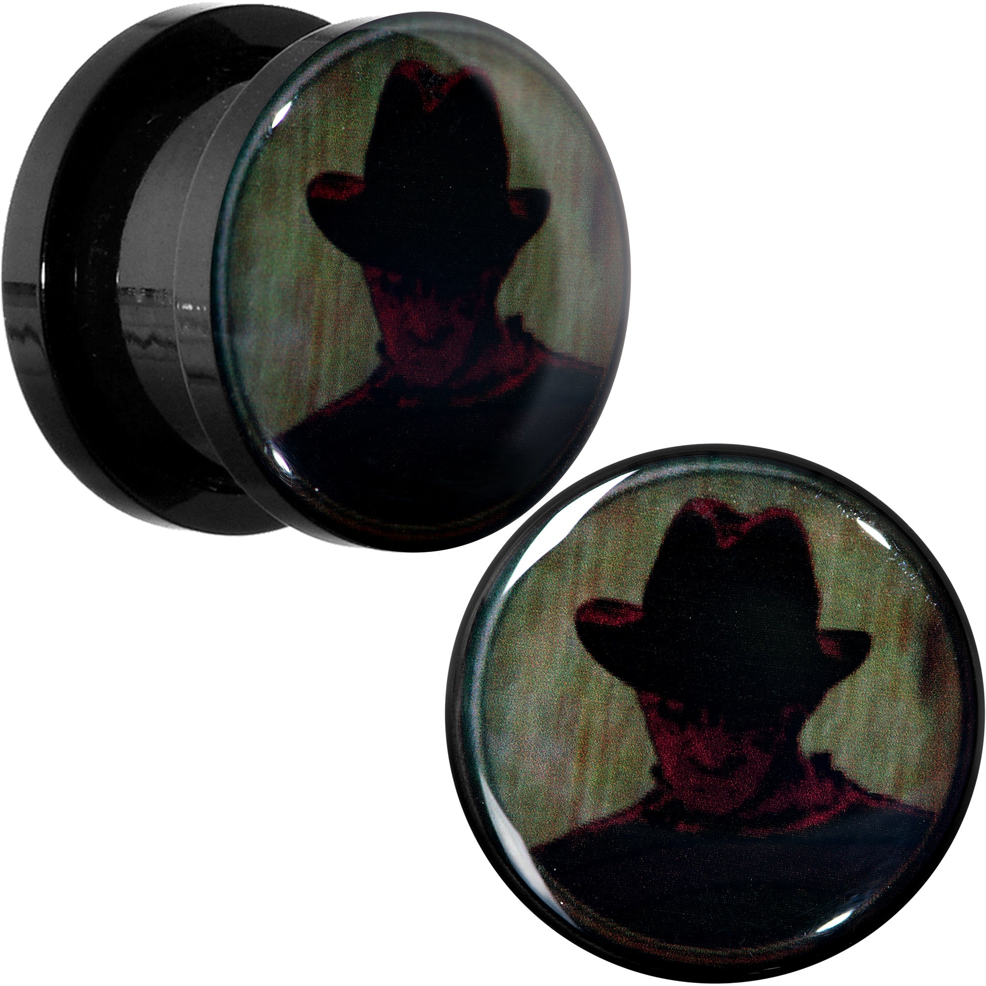 Licensed Nightmare on Elm Street Dark Freddy Screw Fit Plug Set