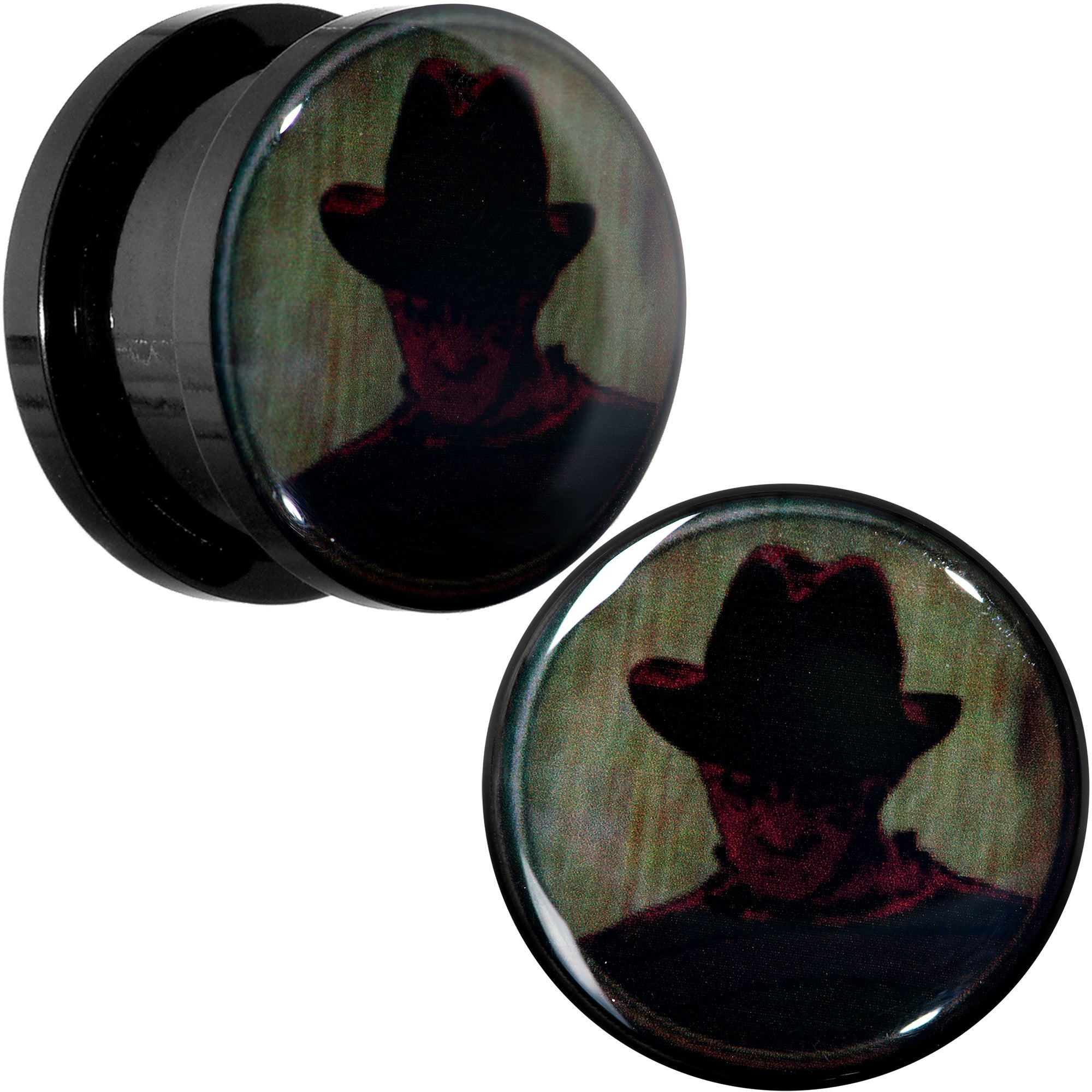 Licensed Nightmare on Elm Street Dark Freddy Screw Fit Plug Set