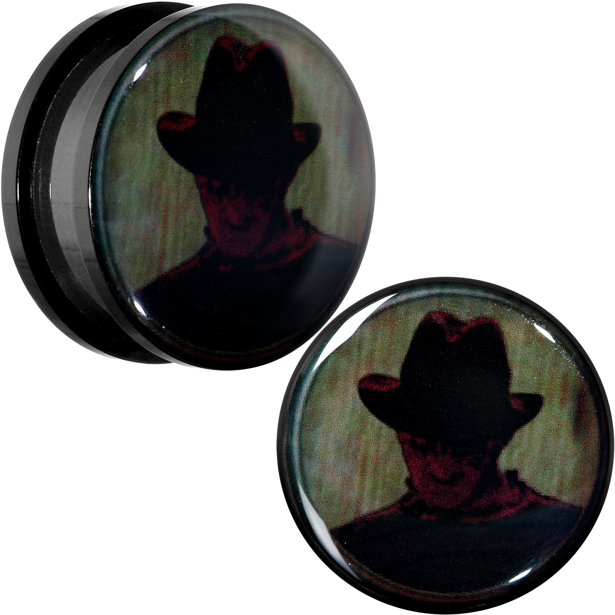 Licensed Nightmare on Elm Street Dark Freddy Screw Fit Plug Set