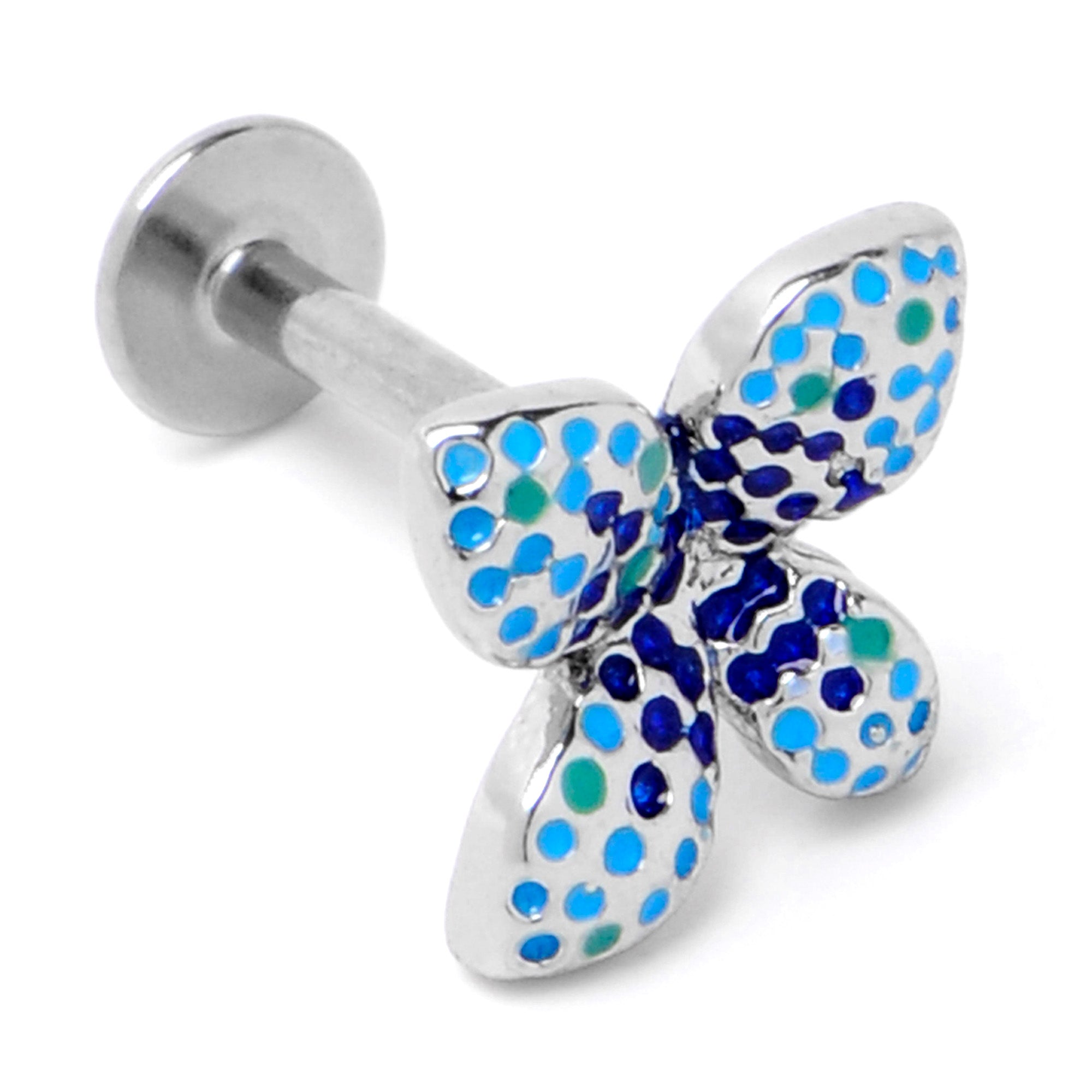 16 Gauge 5/16 Glamour Butterfly Labret Monroe Tragus