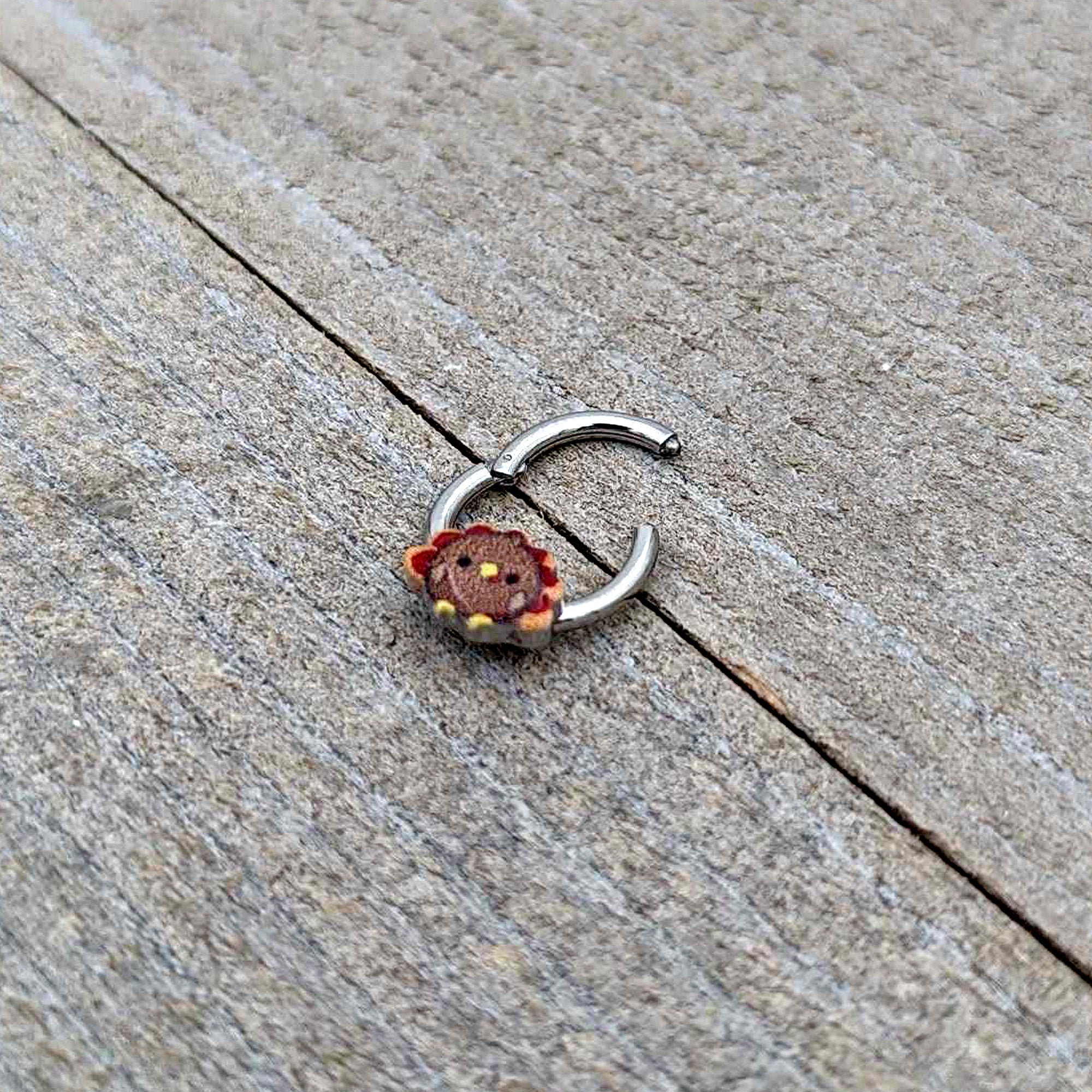 16 Gauge 5/16 Sweet Tiny Turkey Thanksgiving Hinged Segment Ring