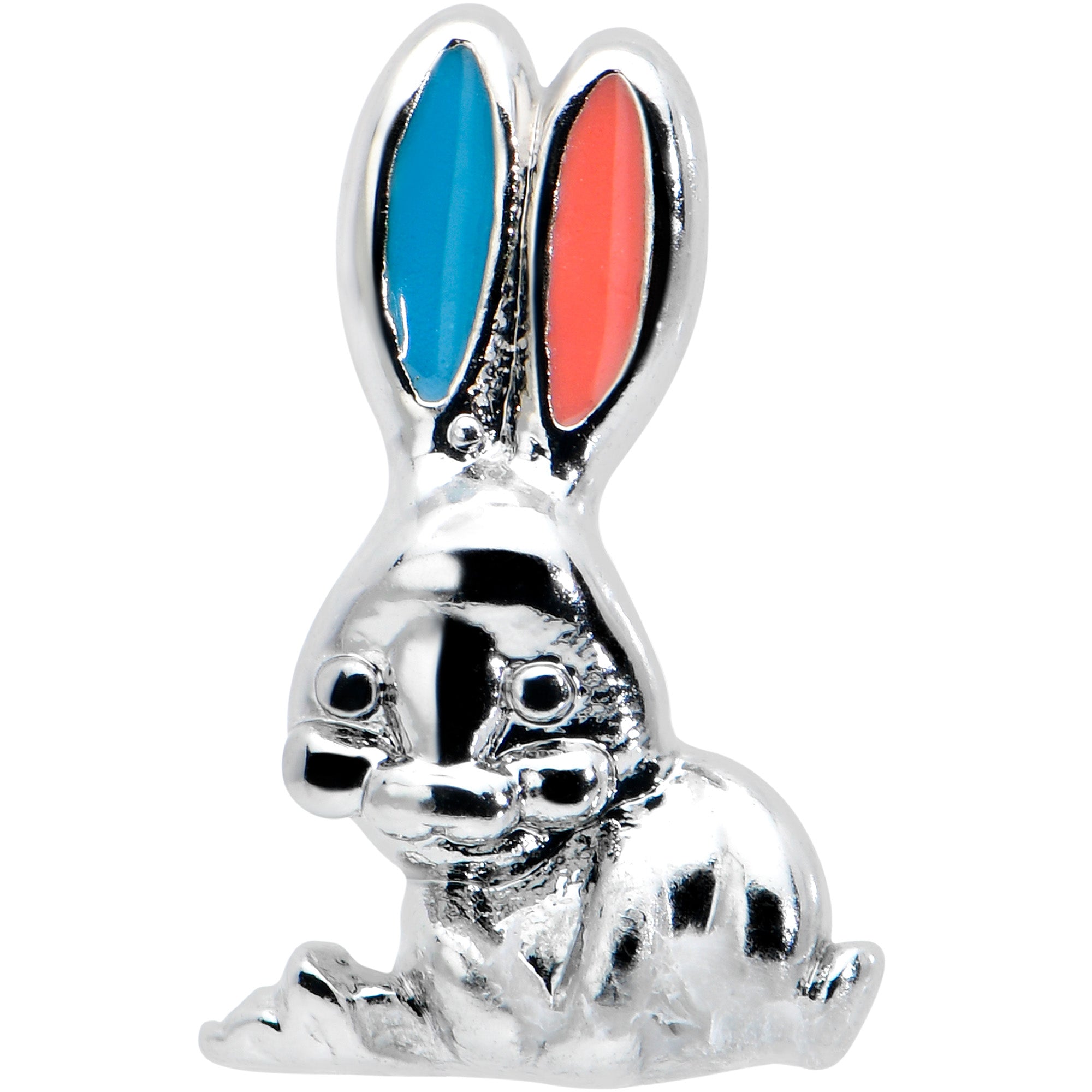 16 Gauge 5/16 Easter Bunny Red Blue Ears Labret Monroe Tragus