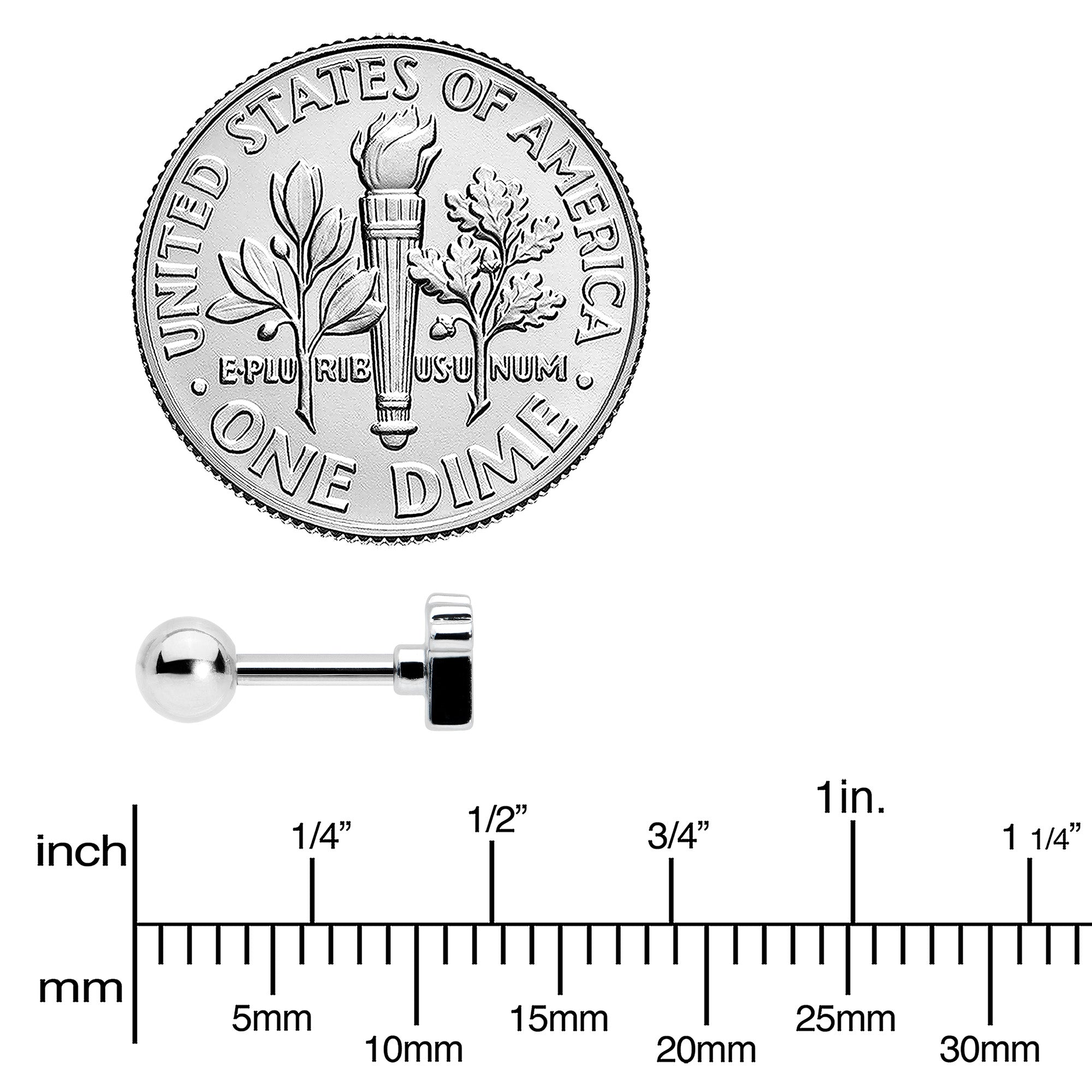 16 Gauge 1/4 Sweet Happy Beer St Patricks Cartilage Tragus Earring