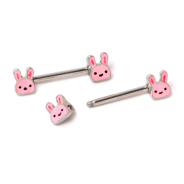 14 Gauge 9/16 Sweet Happy Cupcake Barbell Nipple Ring Set – BodyCandy