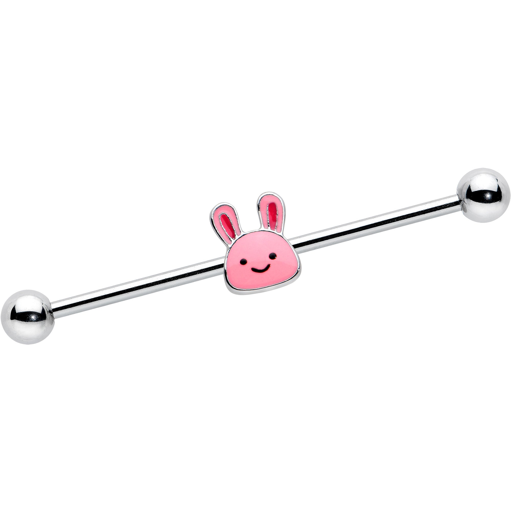 14 Gauge Kawaii Cutie Easter Bunny Industrial Barbell 38mm