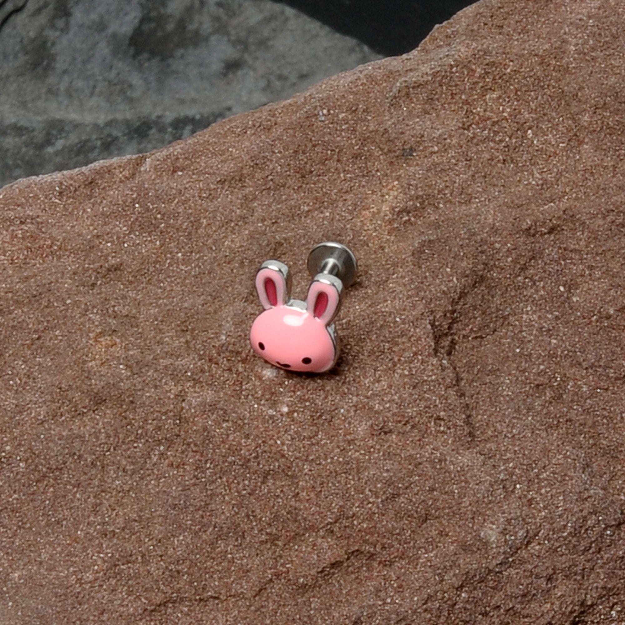 16 Gauge 5/16 Kawaii Cutie Easter Bunny Labret Monroe Tragus