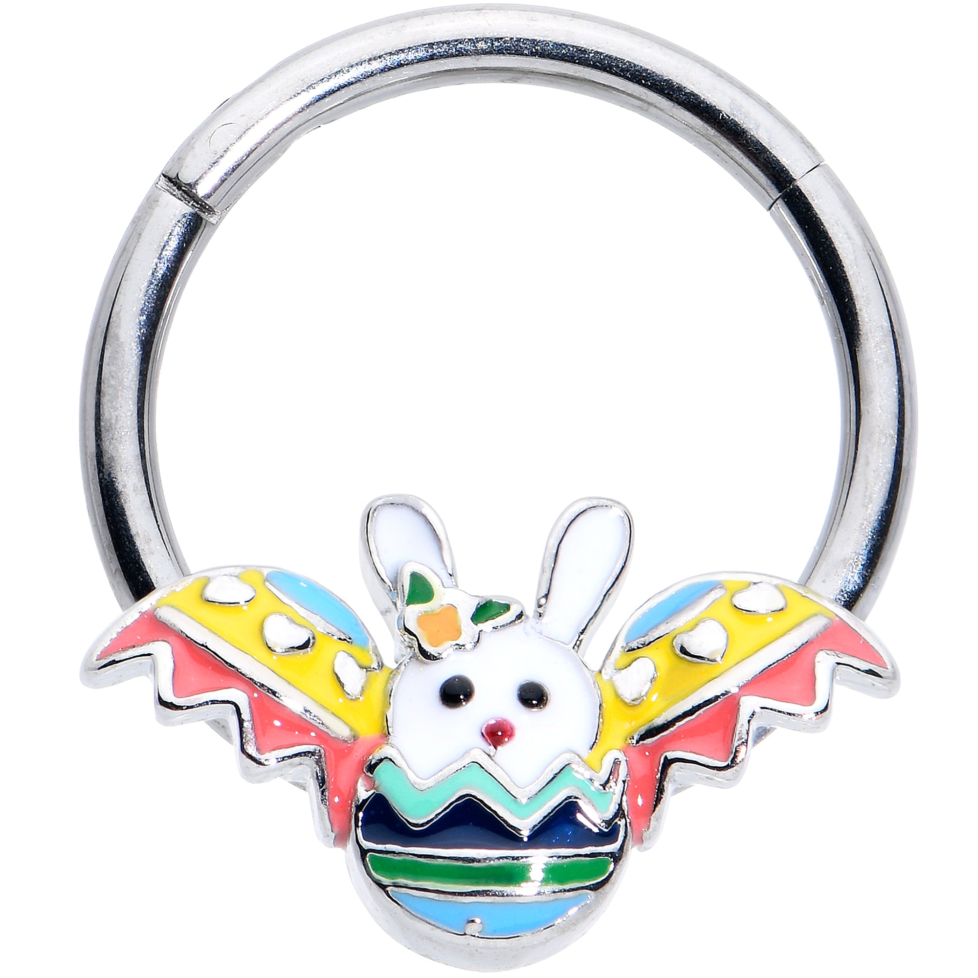 16 Gauge 3/8 Easter Egg Bunny Hinged Segment Ring