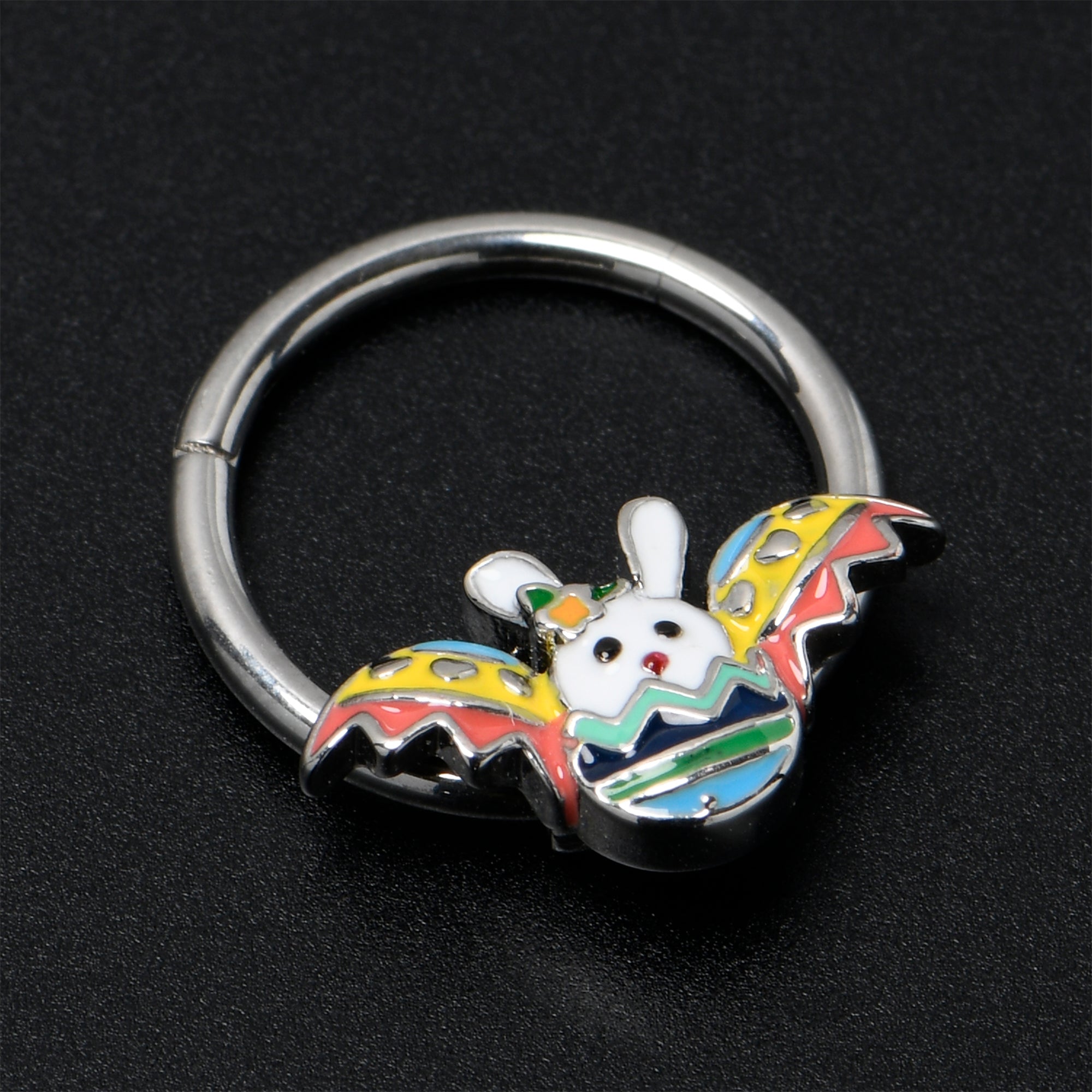 16 Gauge 3/8 Easter Egg Bunny Hinged Segment Ring