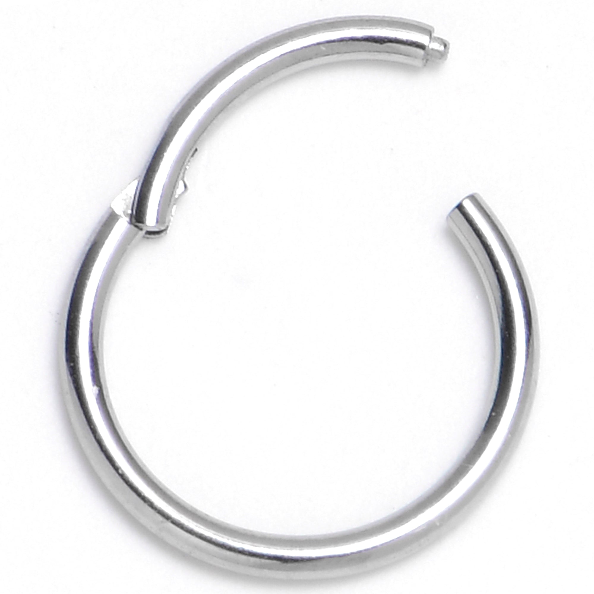 20 Gauge 7mm 316L Surgical Steel Precision Hinged Segment Hoop