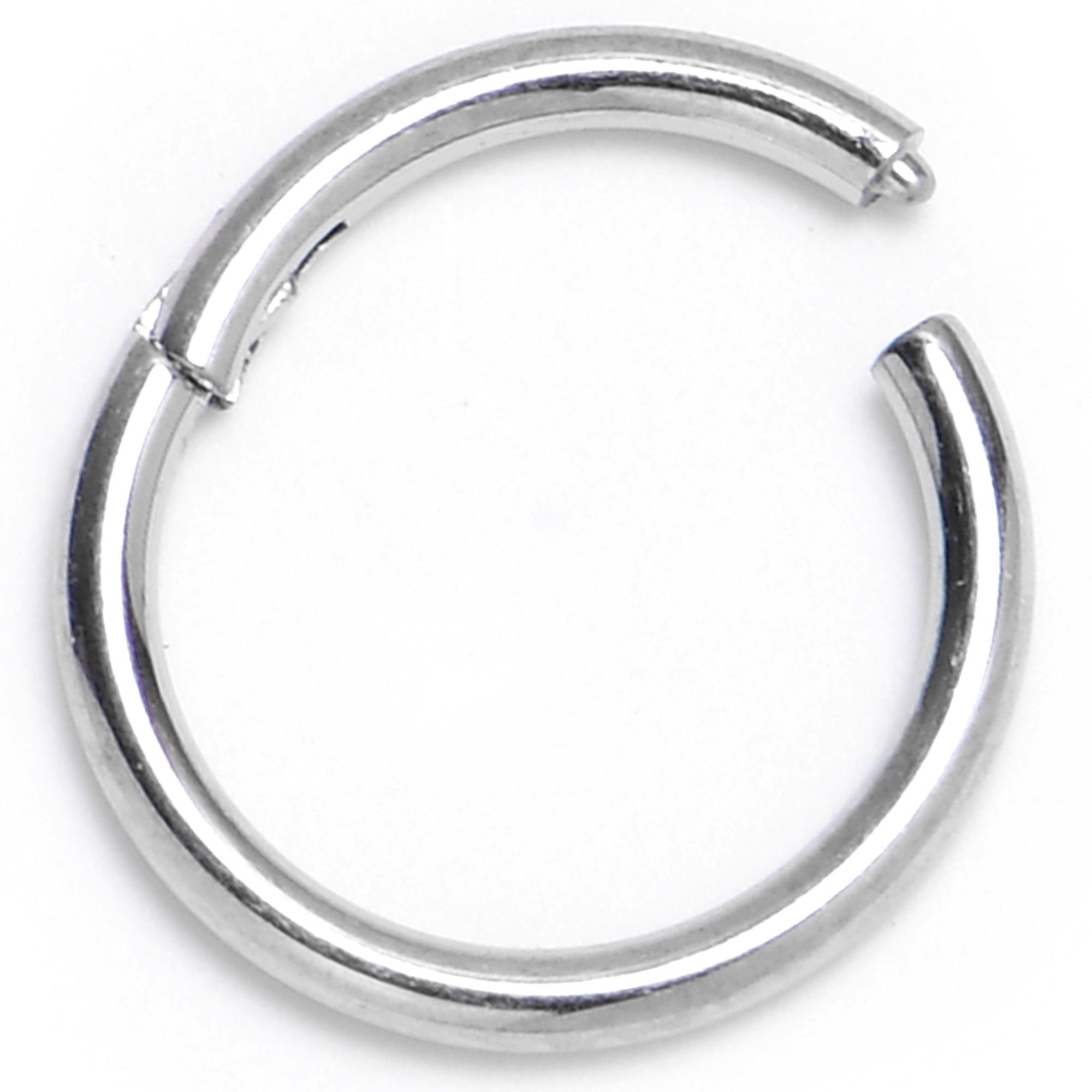 18 Gauge 7mm 316L Surgical Steel Precision Hinged Segment Hoop