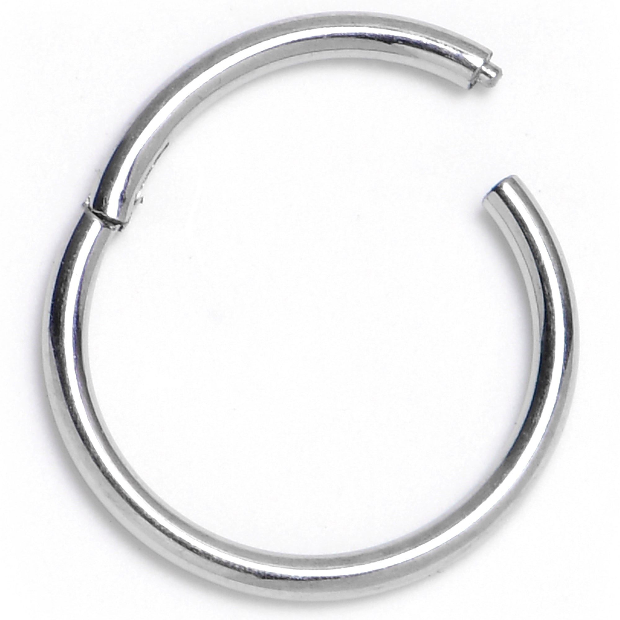 18 Gauge 9mm 316L Surgical Steel Precision Hinged Segment Hoop