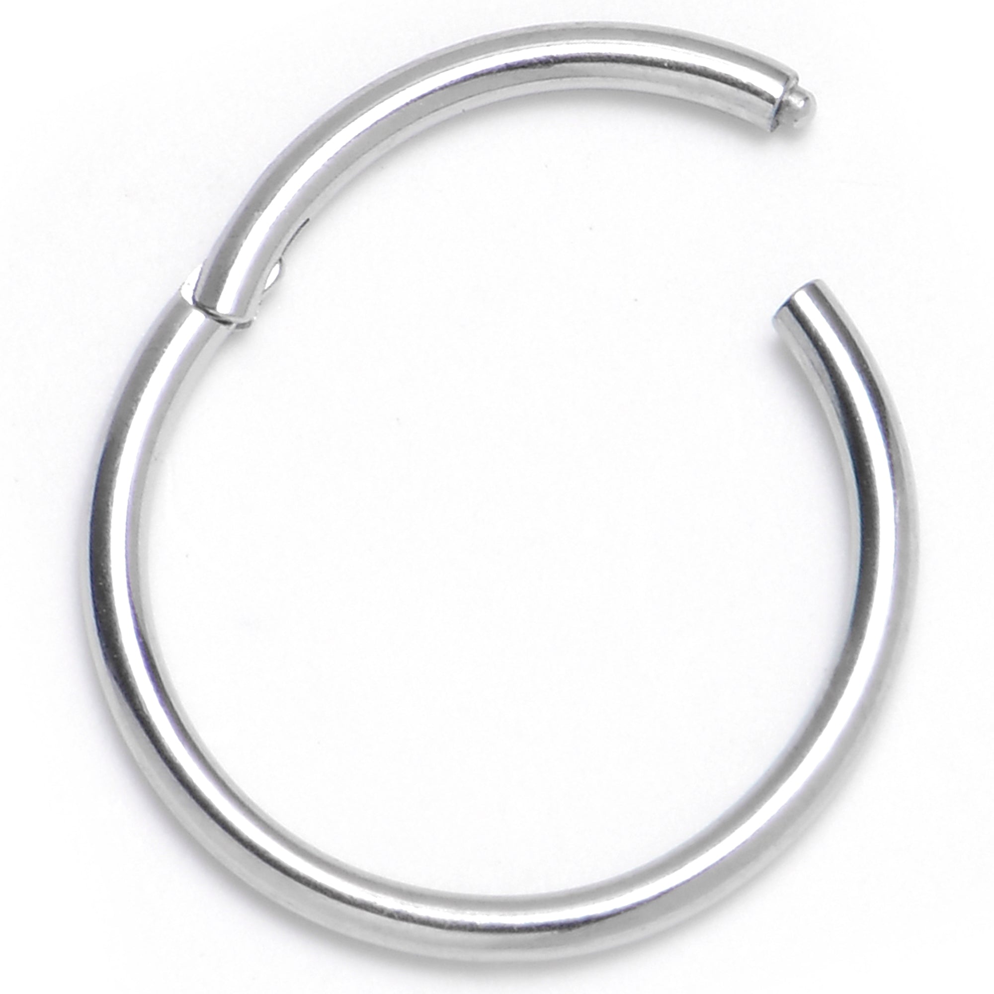 18 Gauage 3/8 316L Surgical Steel Precision Hinged Segment Hoop