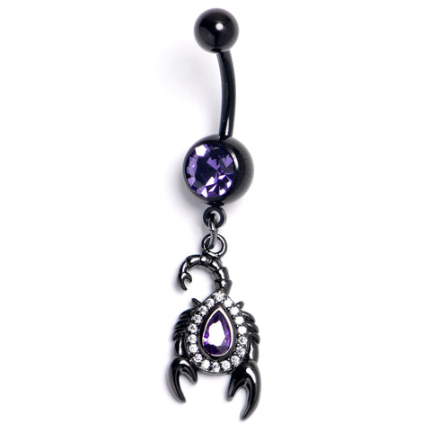 Clear Scorpion Belly Button Ring / Scorpion Navel Piercing / -  Denmark