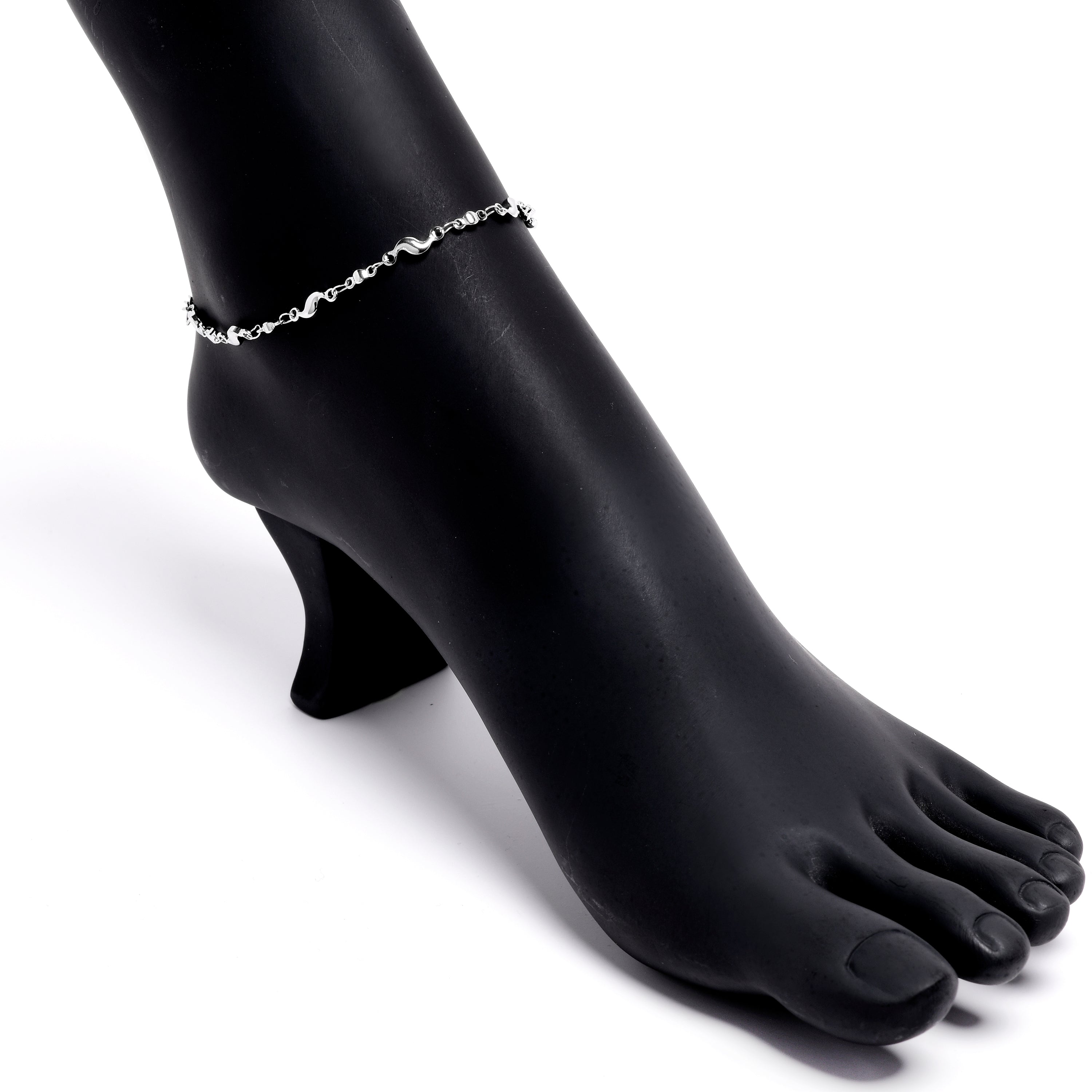 Sexy Swirl Stainless Steel Ankle Bracelet