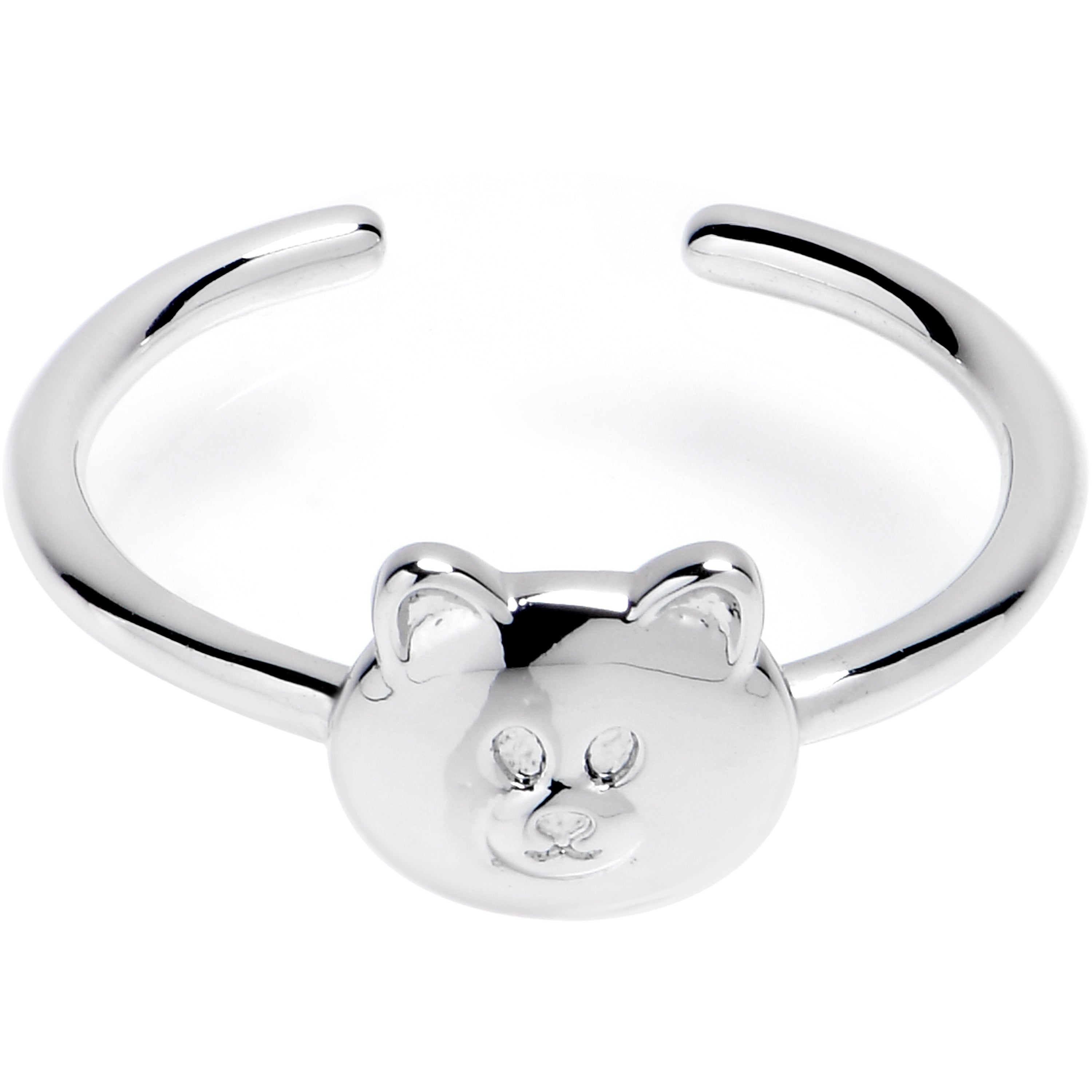 Happy Little Bear Adjustable Toe Ring