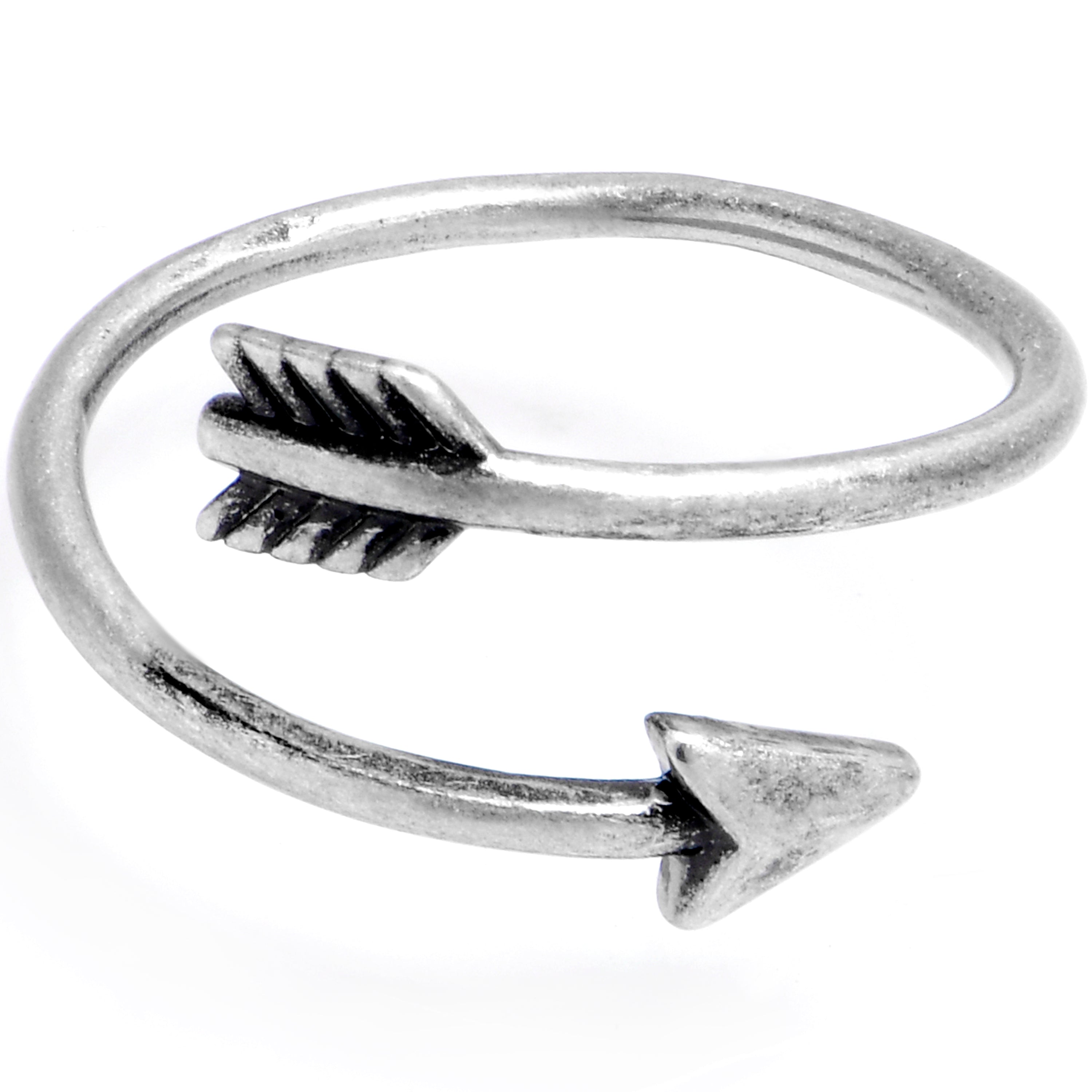 Cupids Coiled Arrow Adjustable Toe Ring