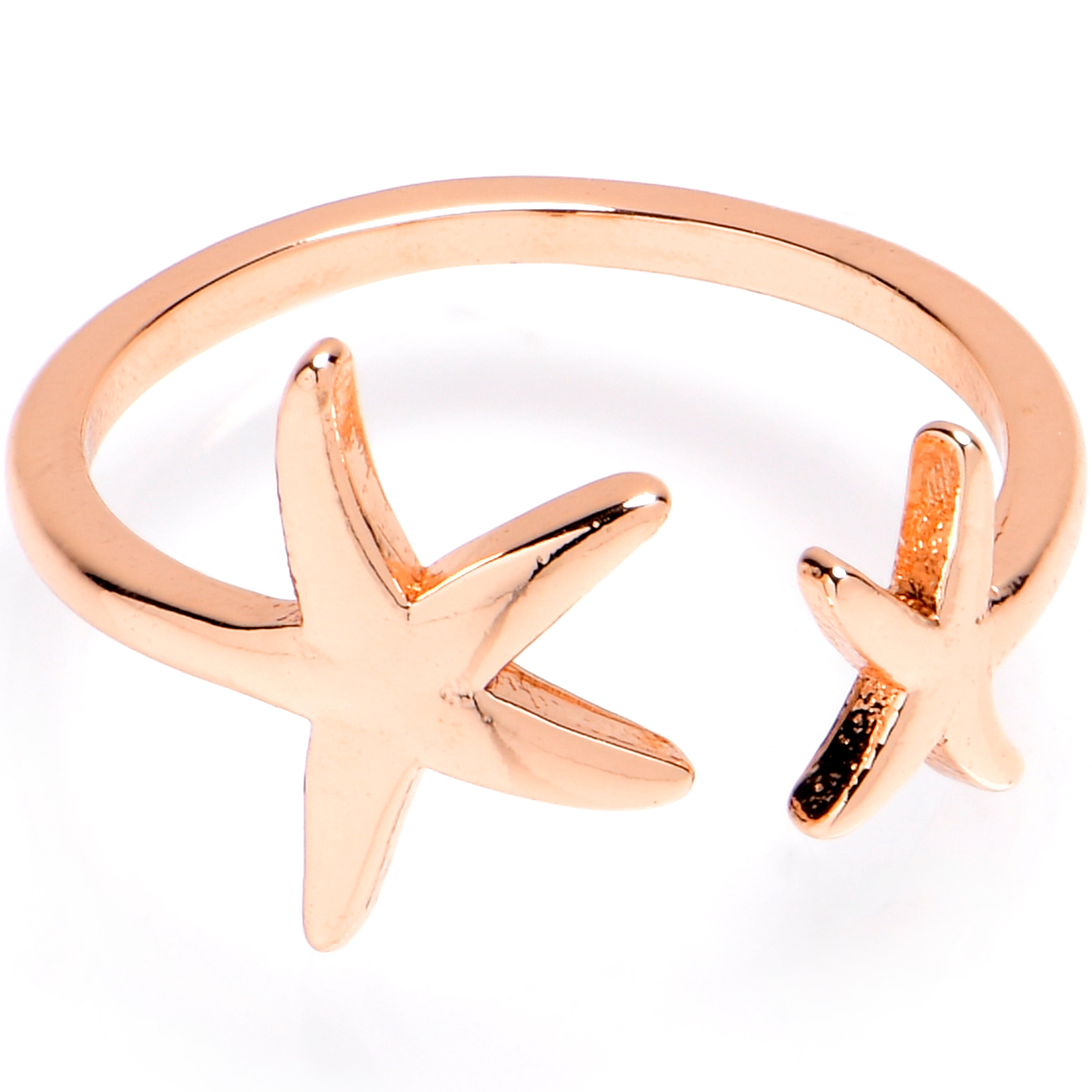 Striking Starfish Rosy Adjustable Toe Ring