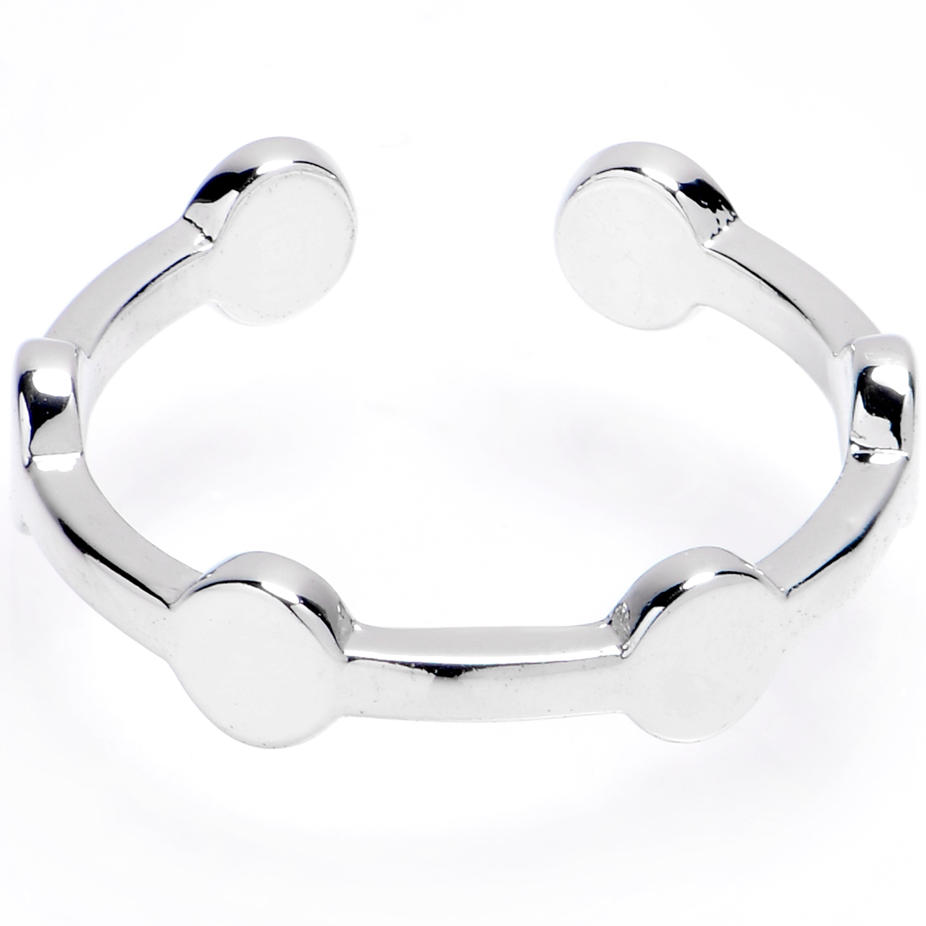 Discs Of Style Adjustable Toe Ring