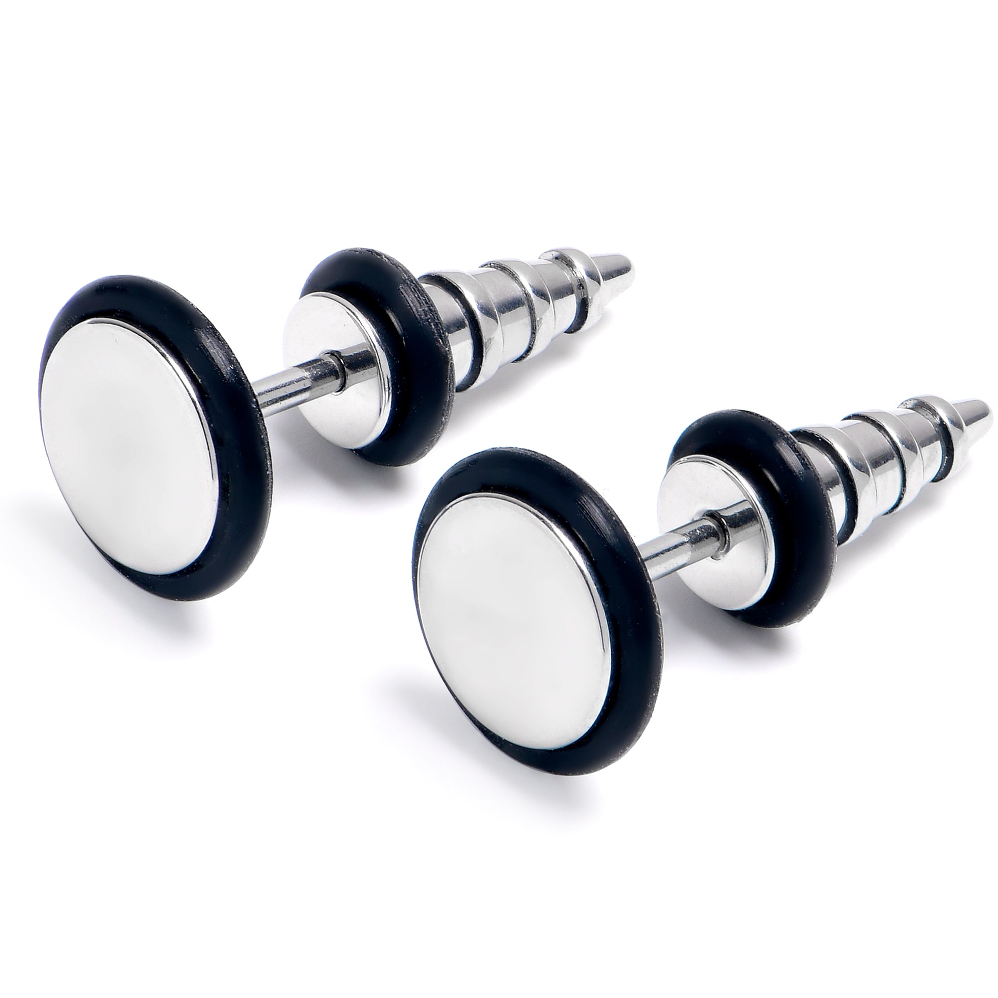 Stainless Steel Screw Taper Cheater Plug Set