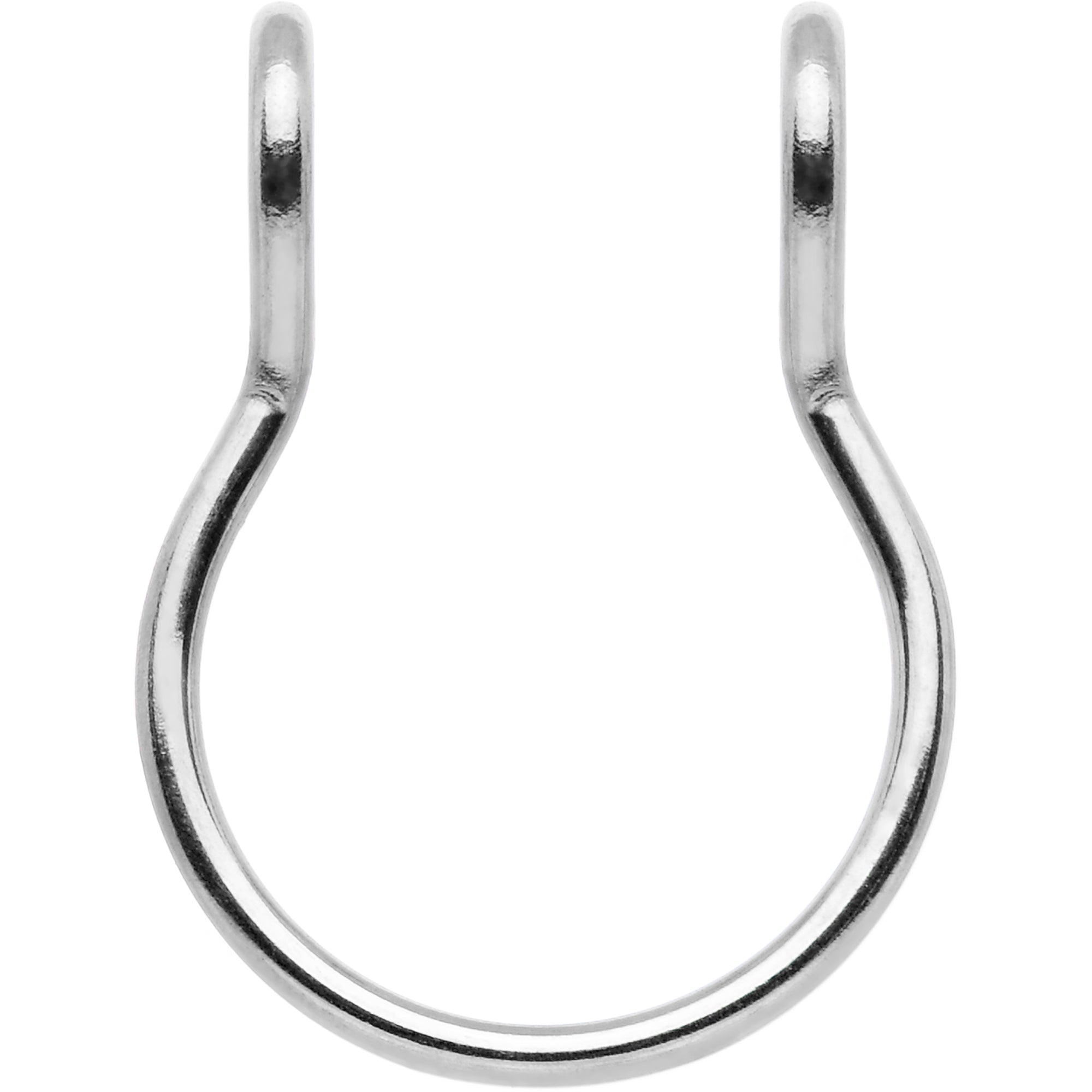 Stainless Steel Clip on Fake Septum Nose Hoop