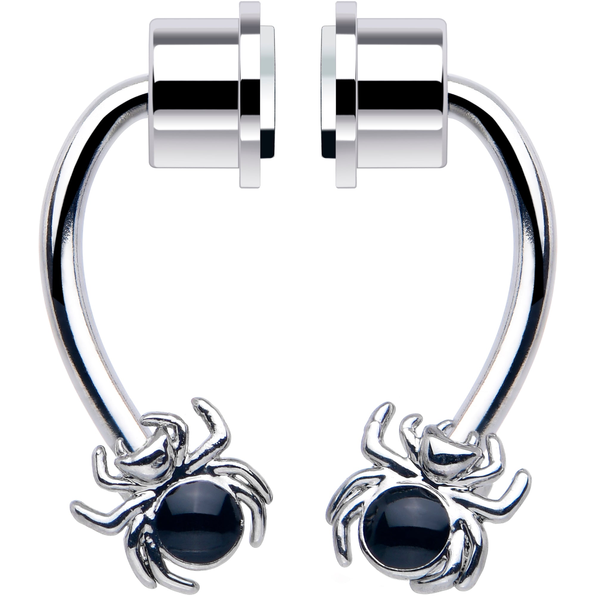 Spider Magnetic Septum Ring Horseshoe Non-Pierced Fake Nose Ring