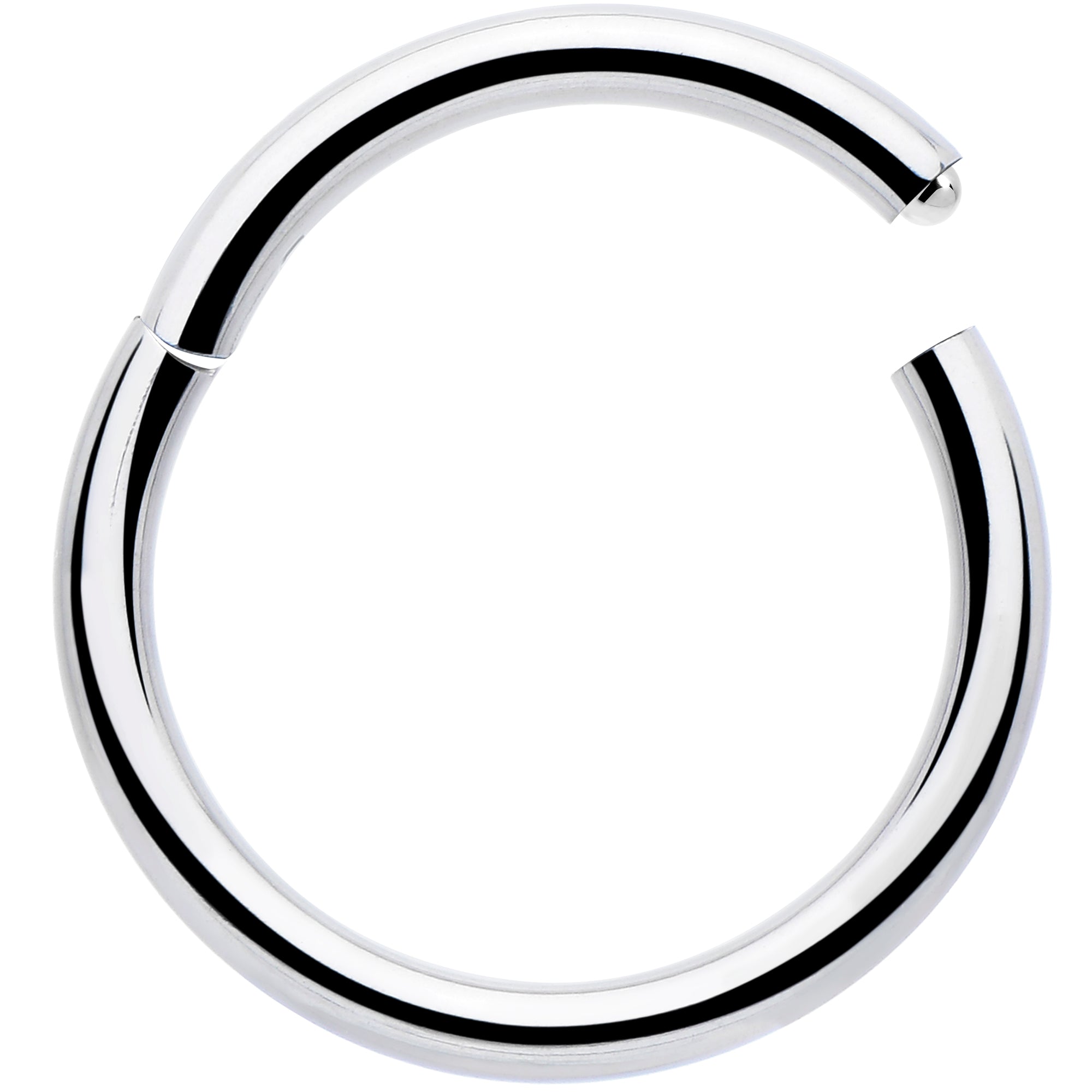 16 Gauge 9mm 316L Surgical Steel Precision Hinged Segment Hoop