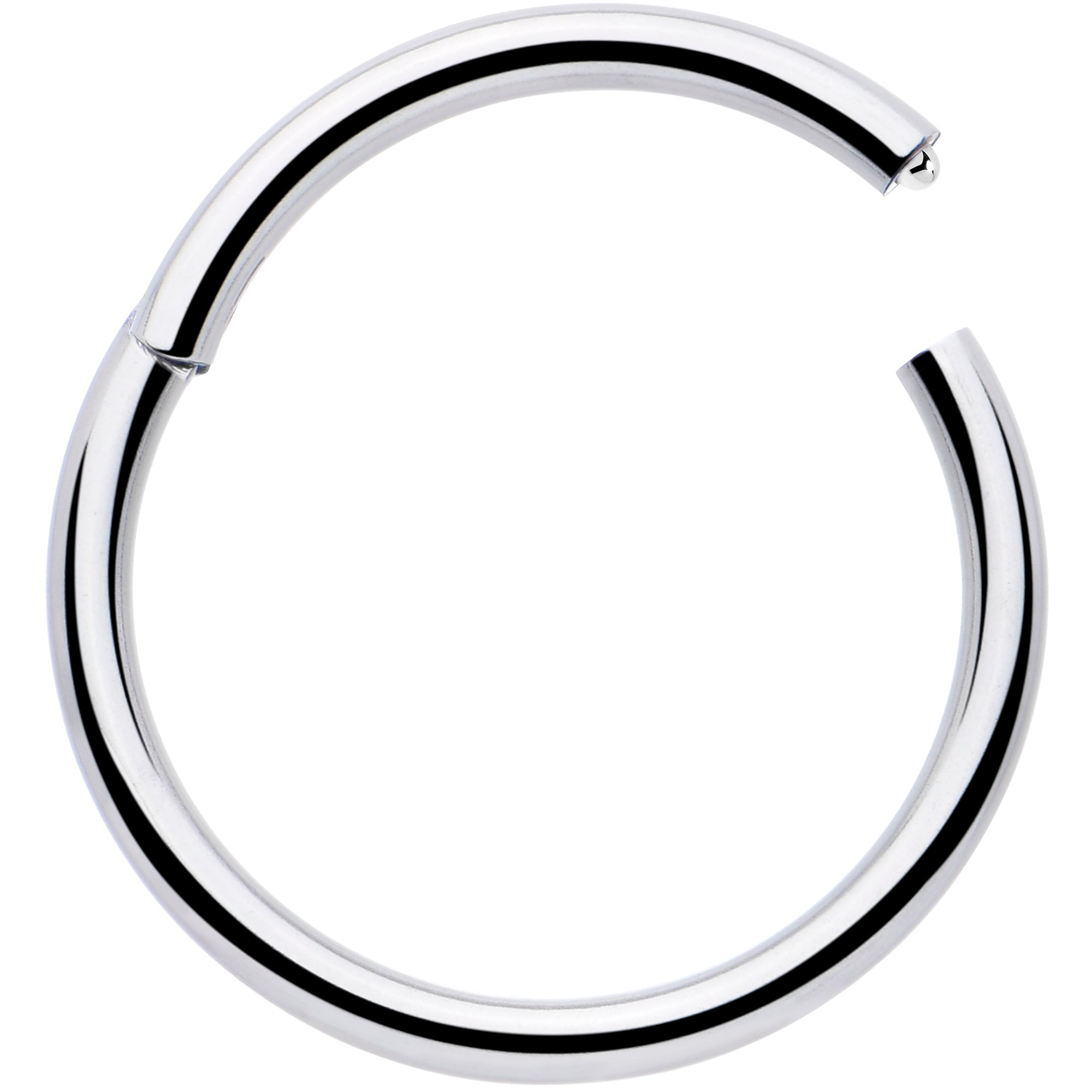 16 Gauge 7/16 316L Surgical Steel Precision Hinged Segment Hoop