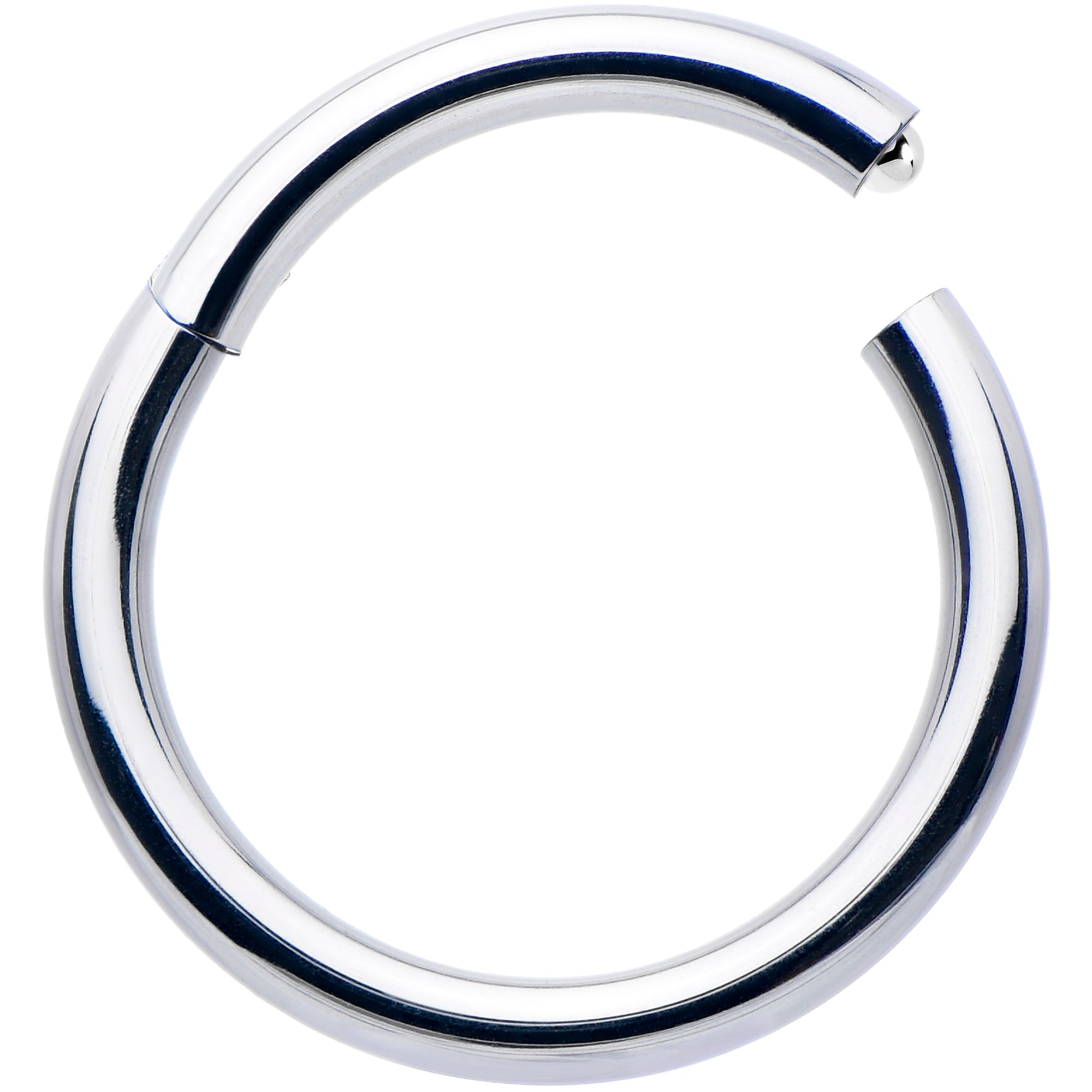 14 Gauge 7/16 316L Surgical Steel Precision Hinged Segment Hoop