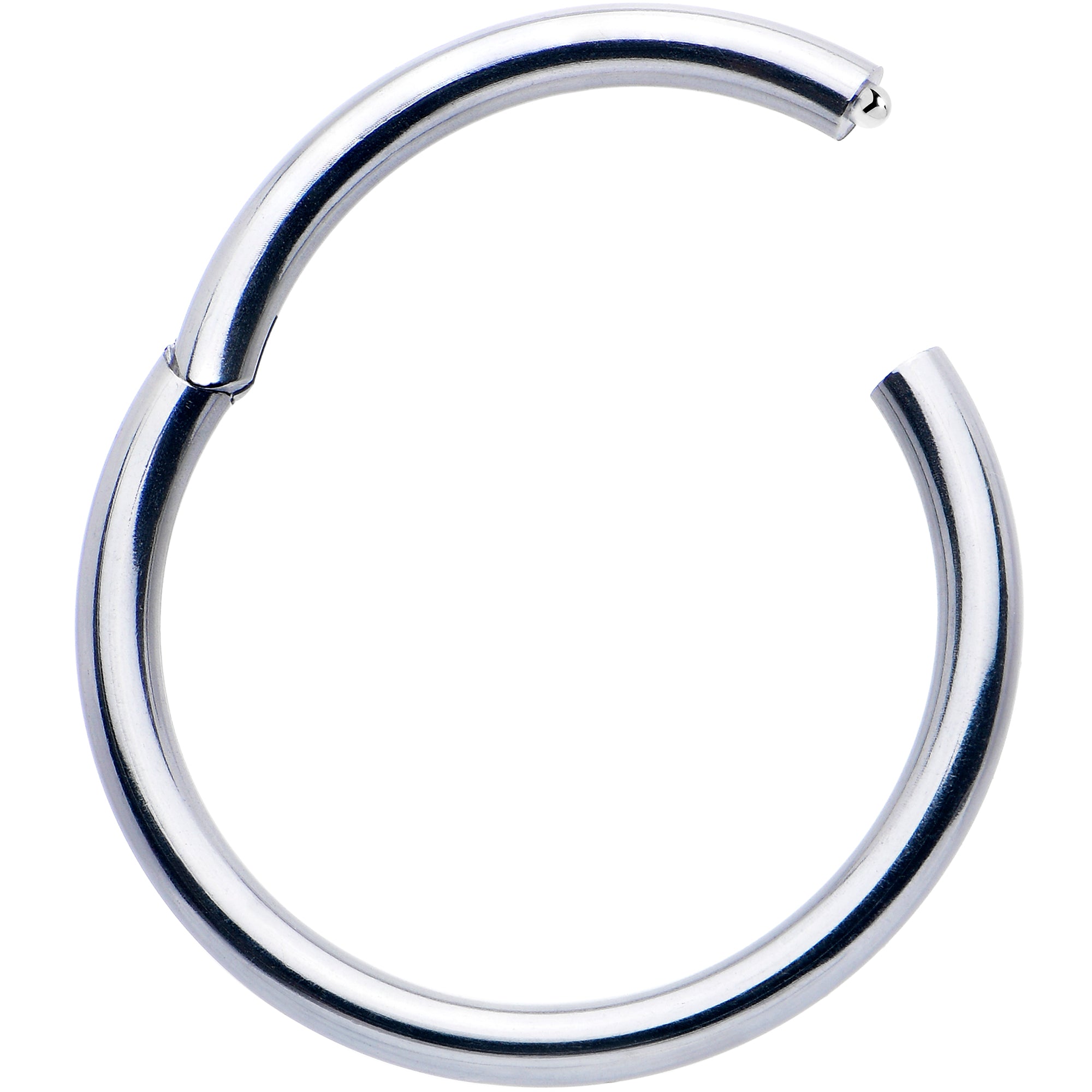 14 Gauge 9/16 316L Surgical Steel Precision Hinged Segment Hoop