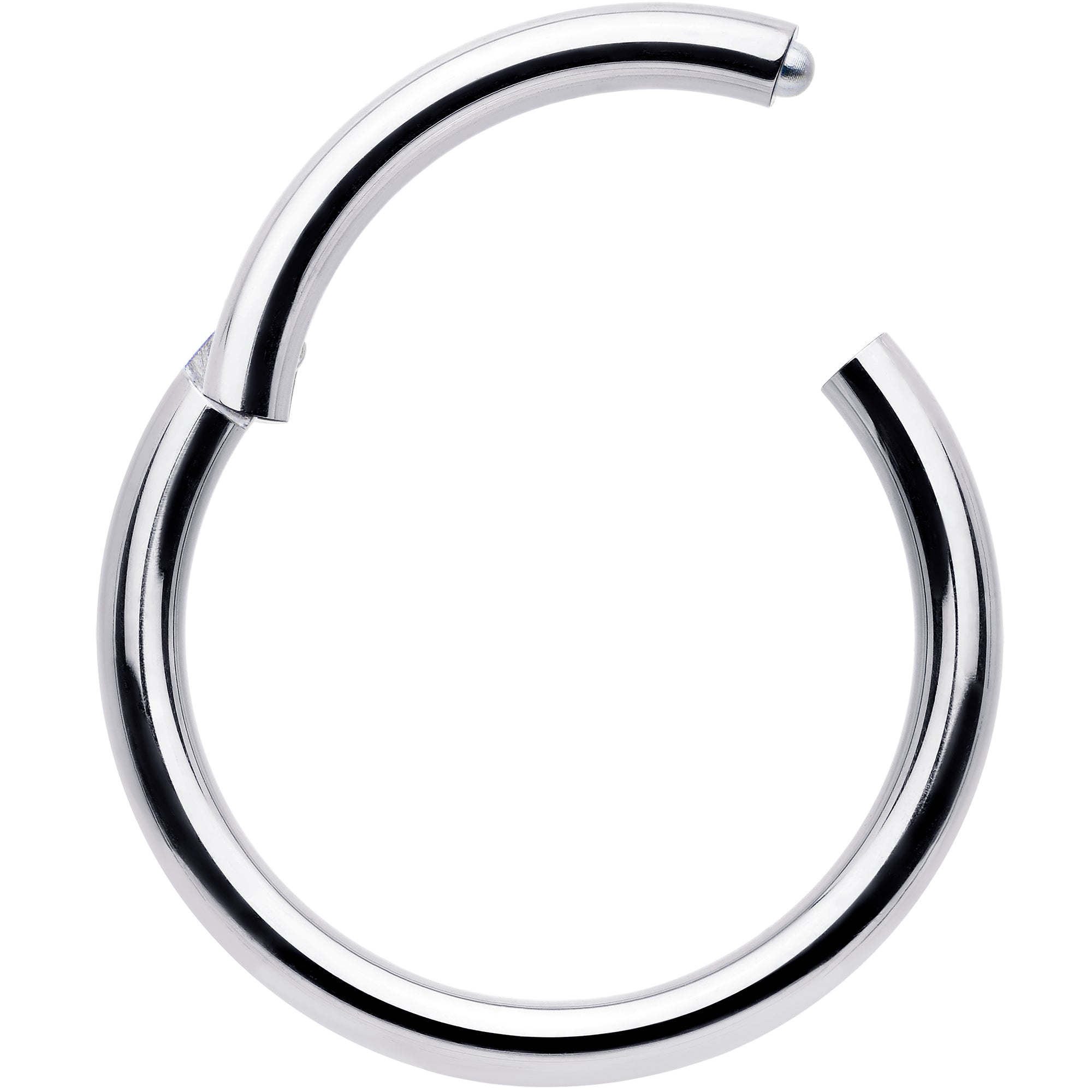 12 Gauge 5/8 316L Surgical Steel Precision Hinged Segment Hoop