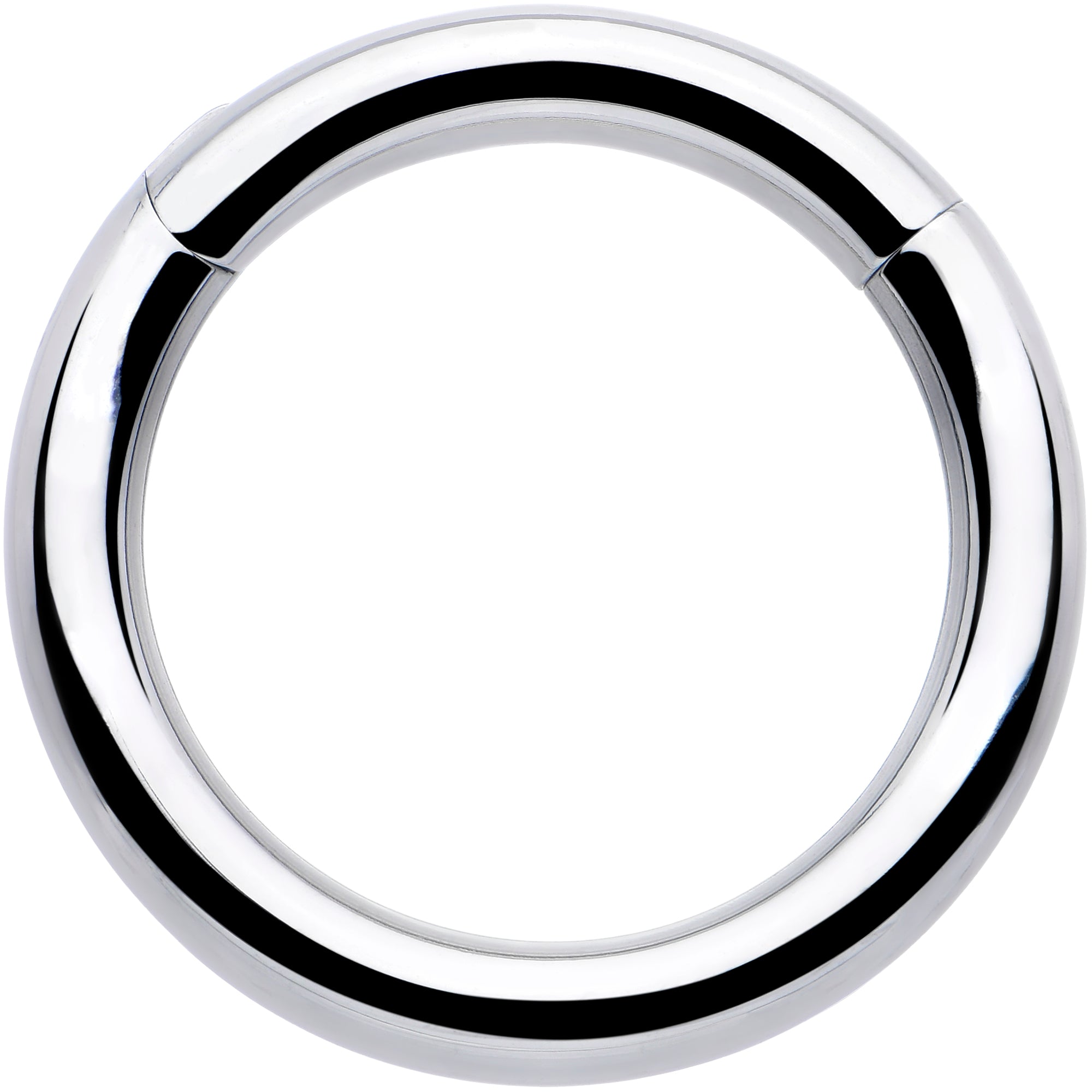 10 Gauge 9/16 316L Surgical Steel Precision Hinged Segment Hoop