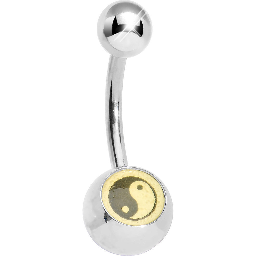 Traditional Yin Yang Belly Ring