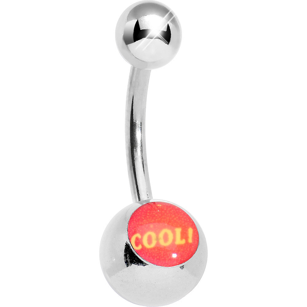 Red and Yellow Cool Belly Ring