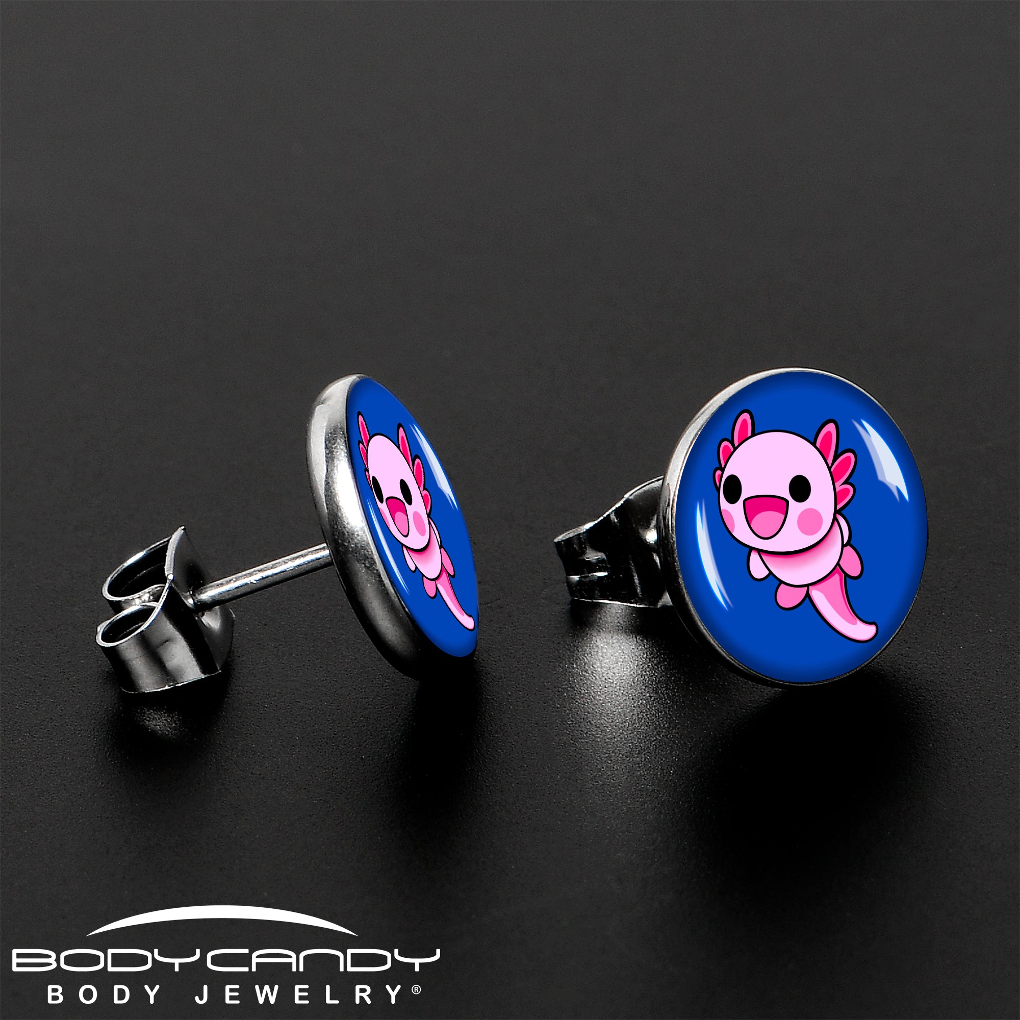 Adorable Axolotl Stud Earrings