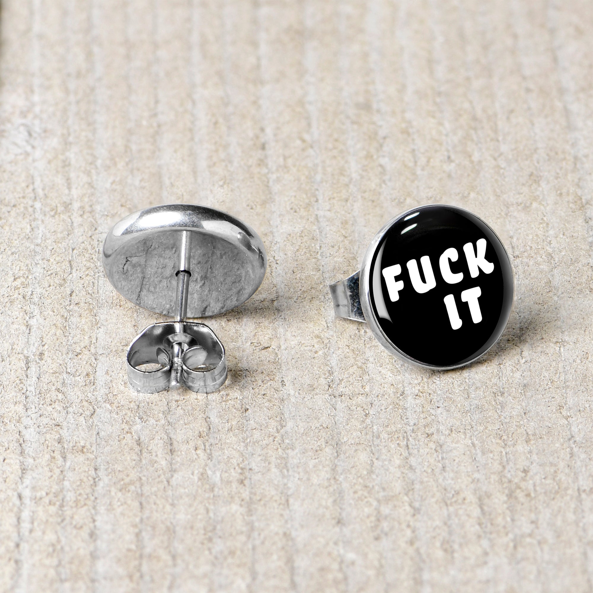 F*ck It Stud Earrings