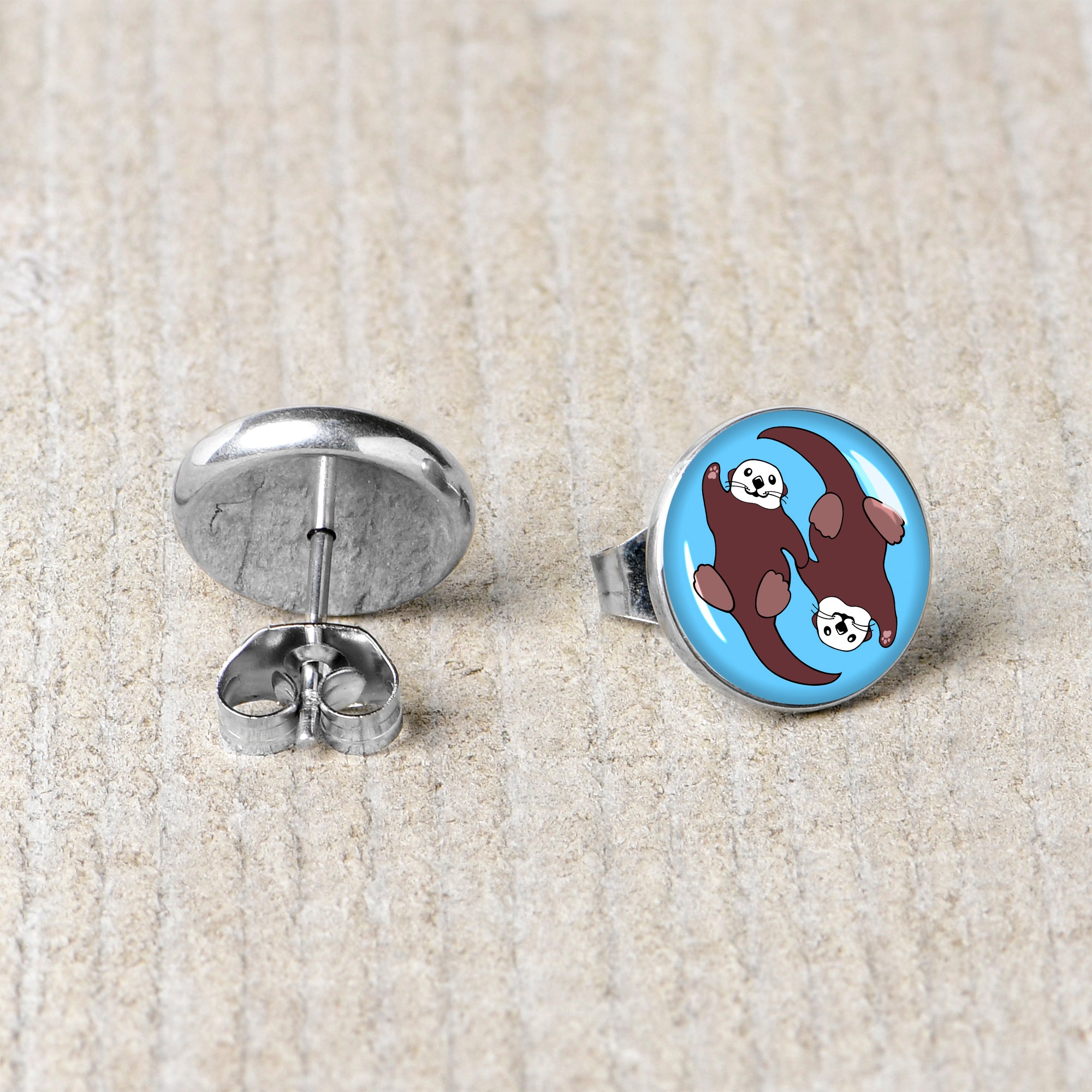 Oh My Otters Animal Stud Earrings