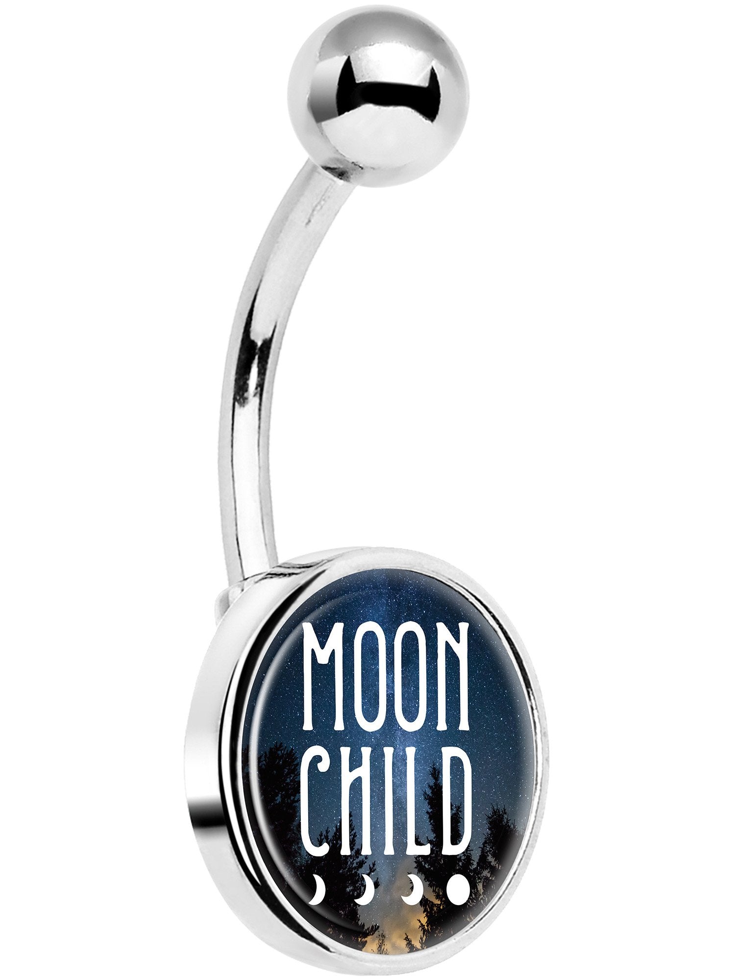 Moon Child Belly Ring