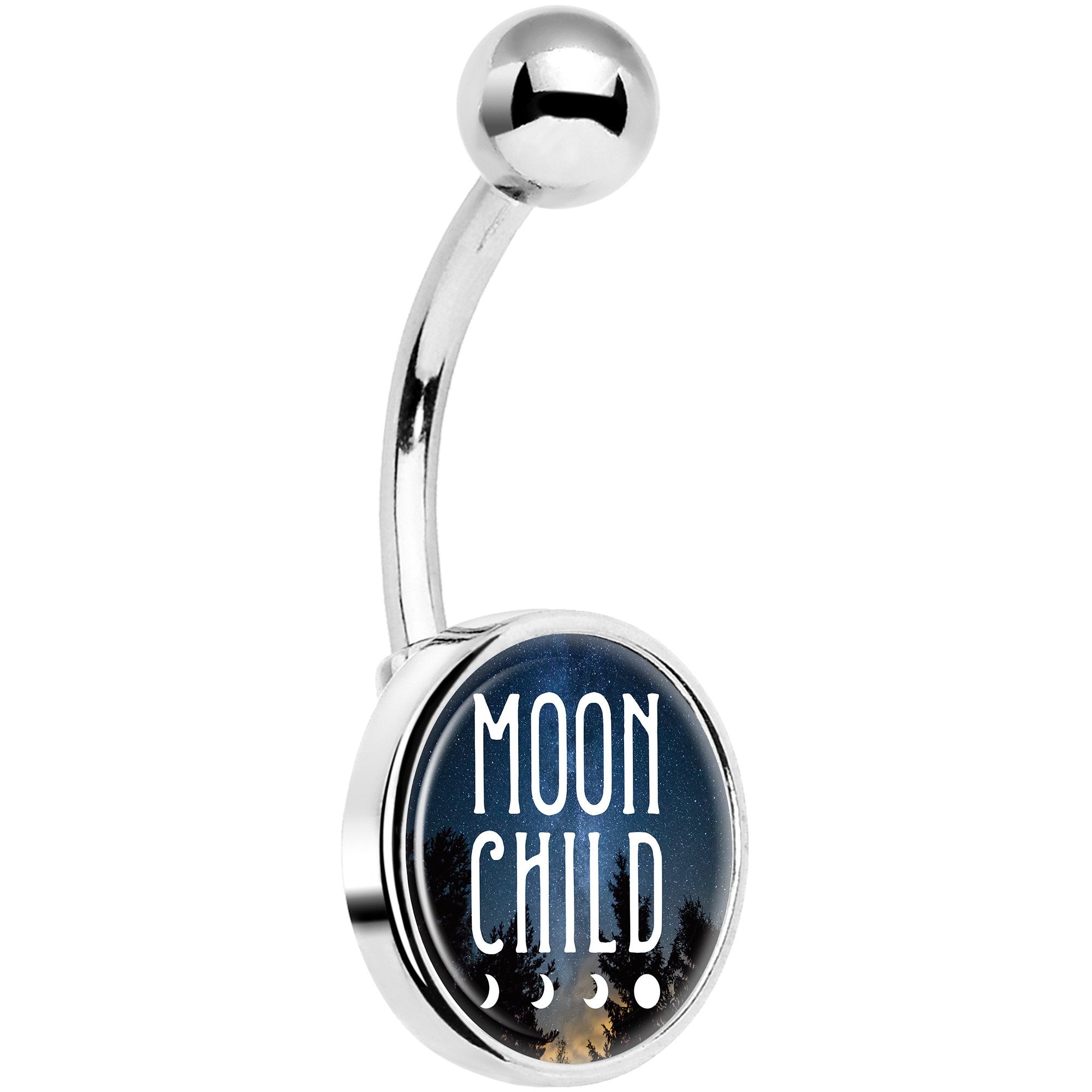 Moon Child Belly Ring