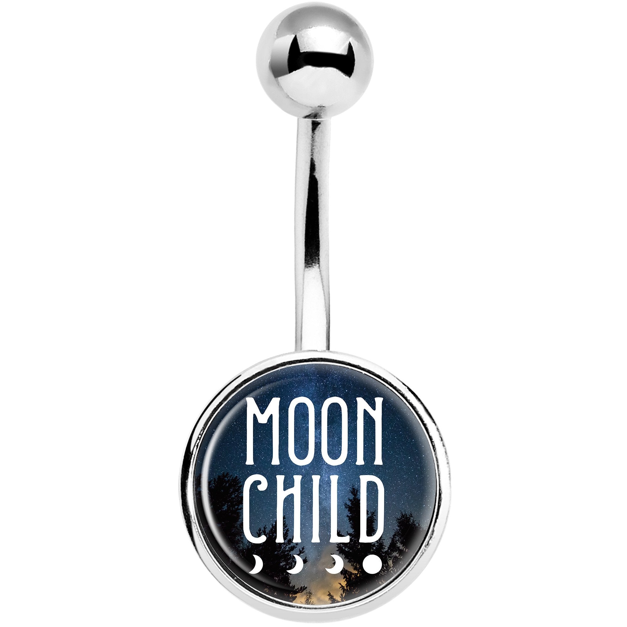 Moon Child Belly Ring