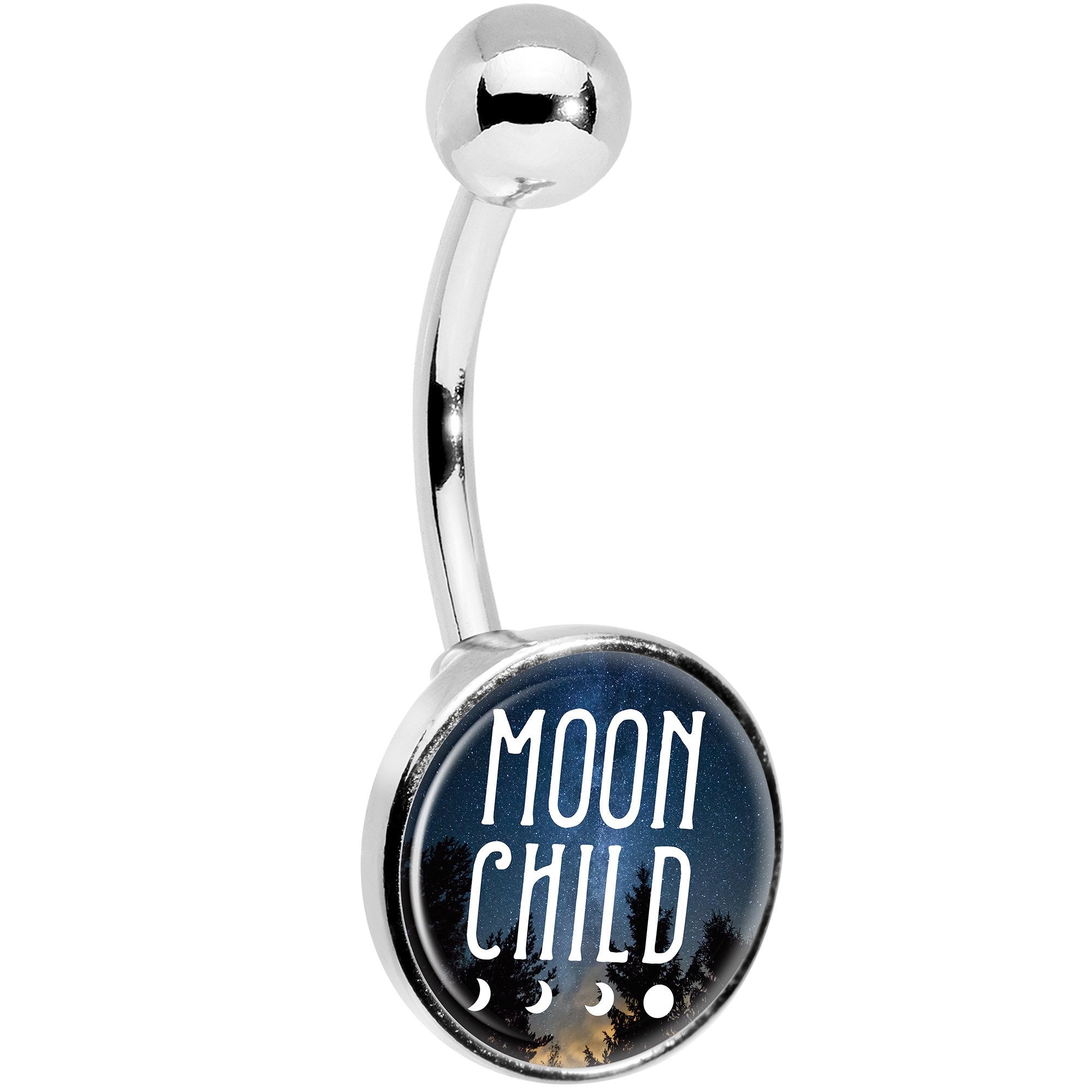 Moon Child Belly Ring