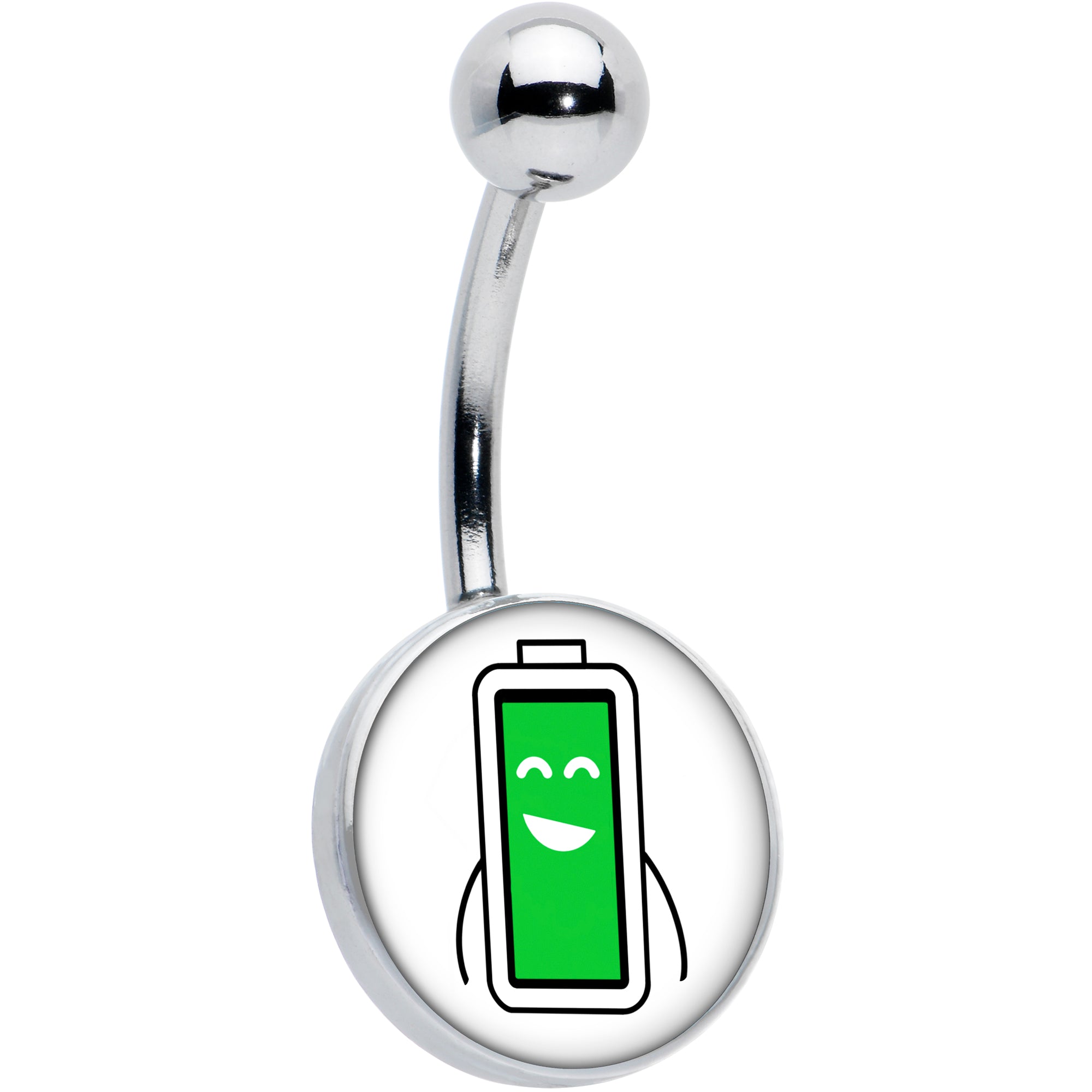 Battery Full Belly Ring