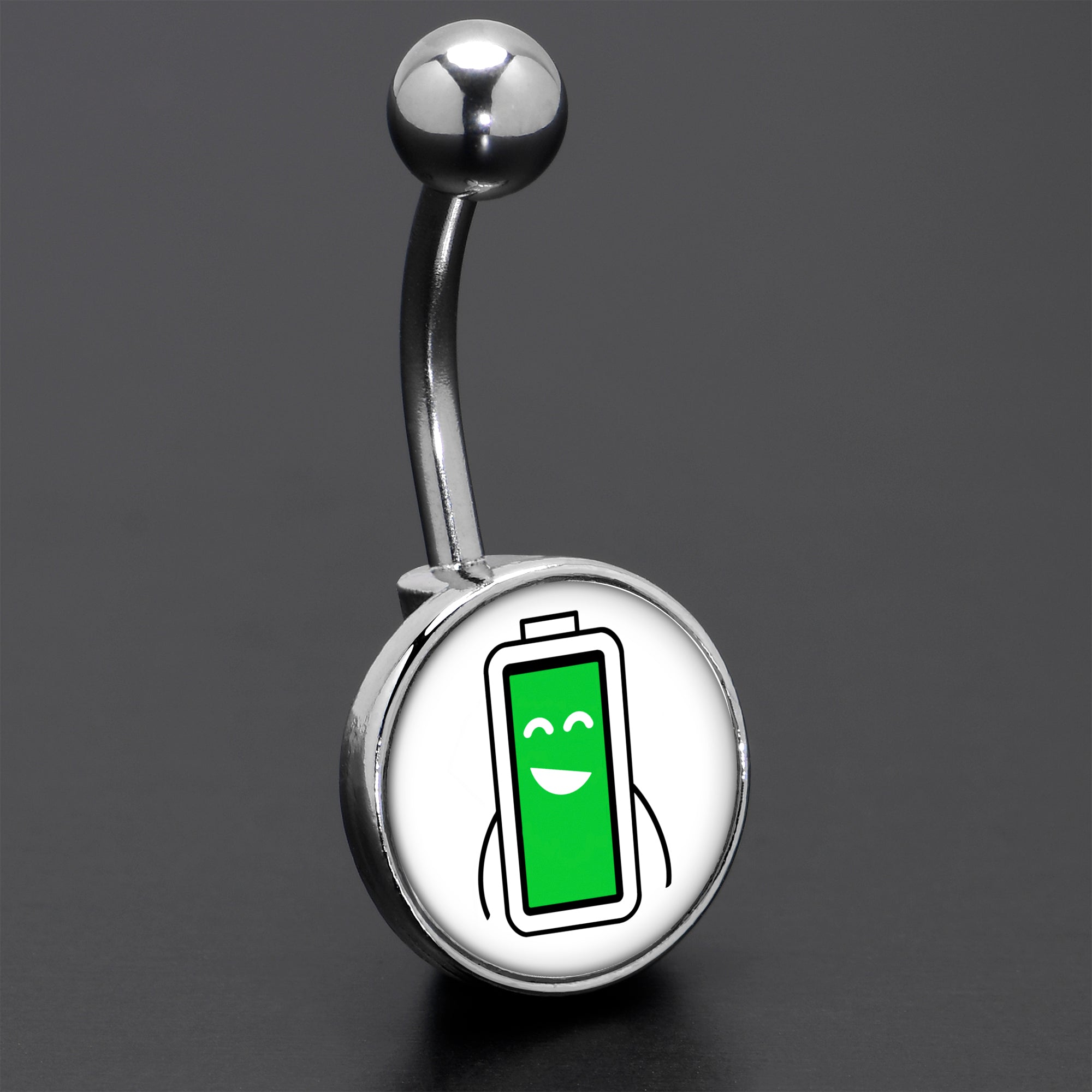 Battery Full Belly Ring