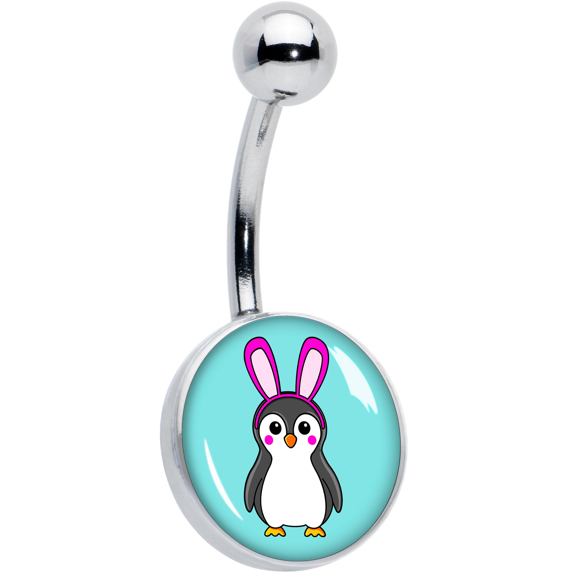 Bunny Penguin Belly Ring