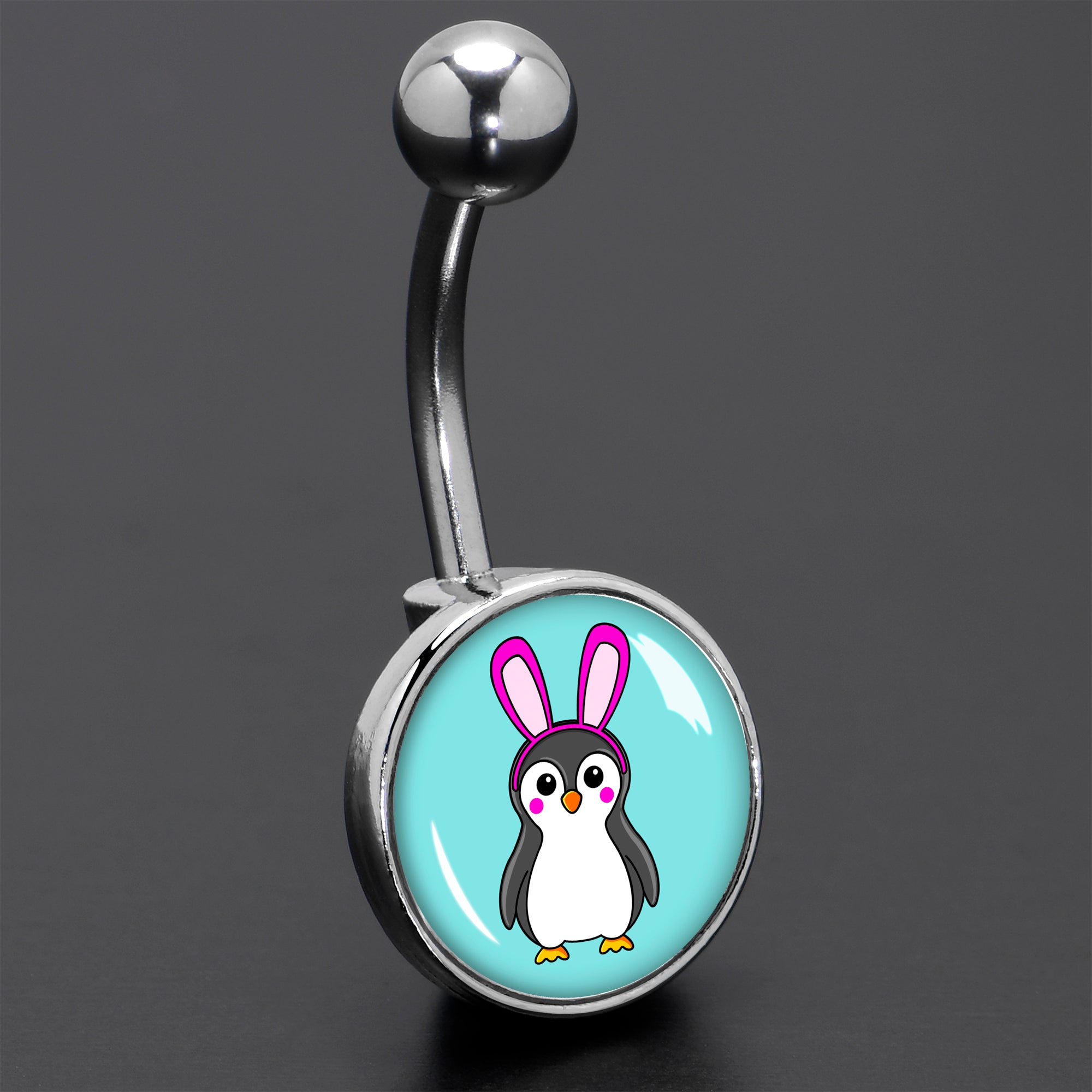 Bunny Penguin Belly Ring