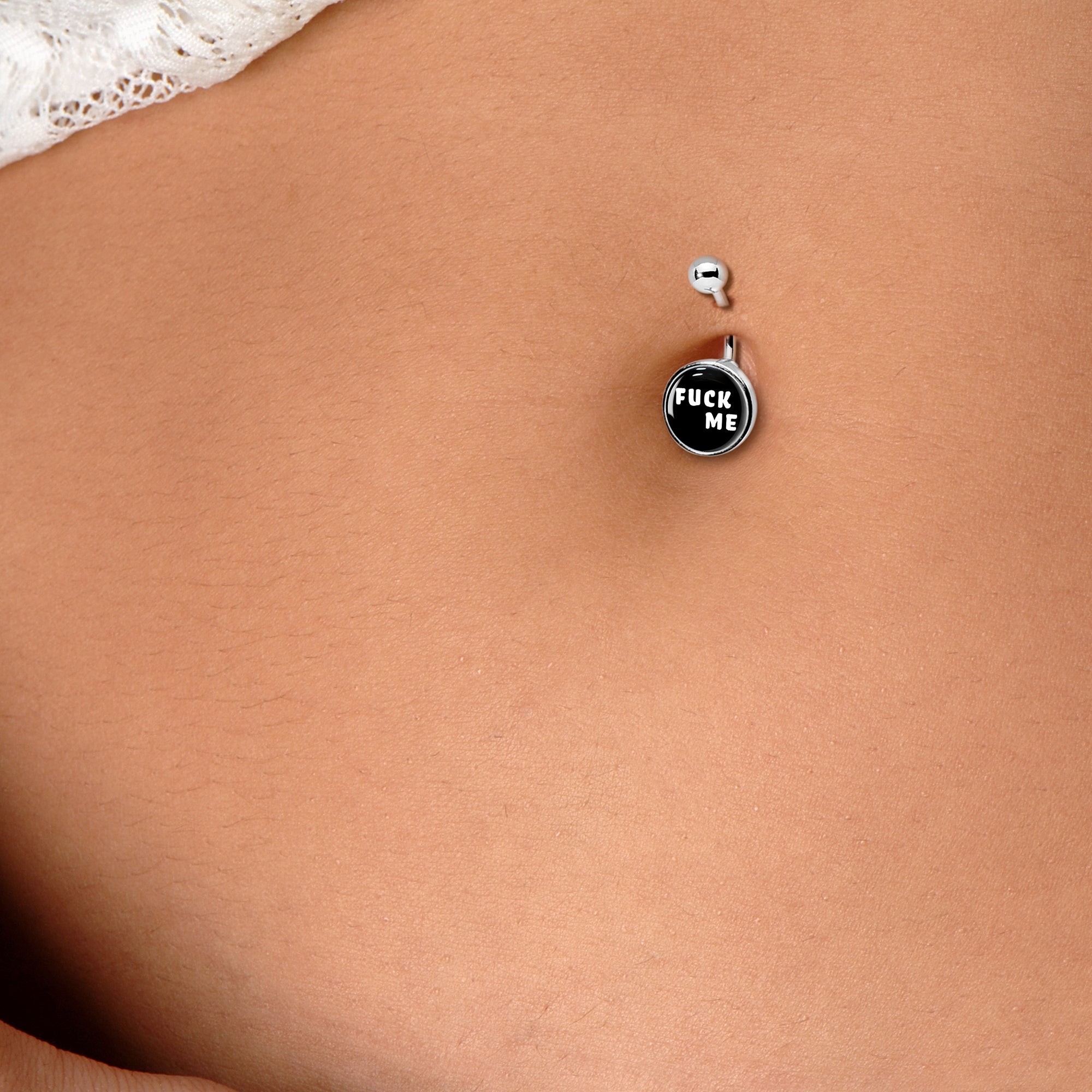 Rick and morty store belly button ring