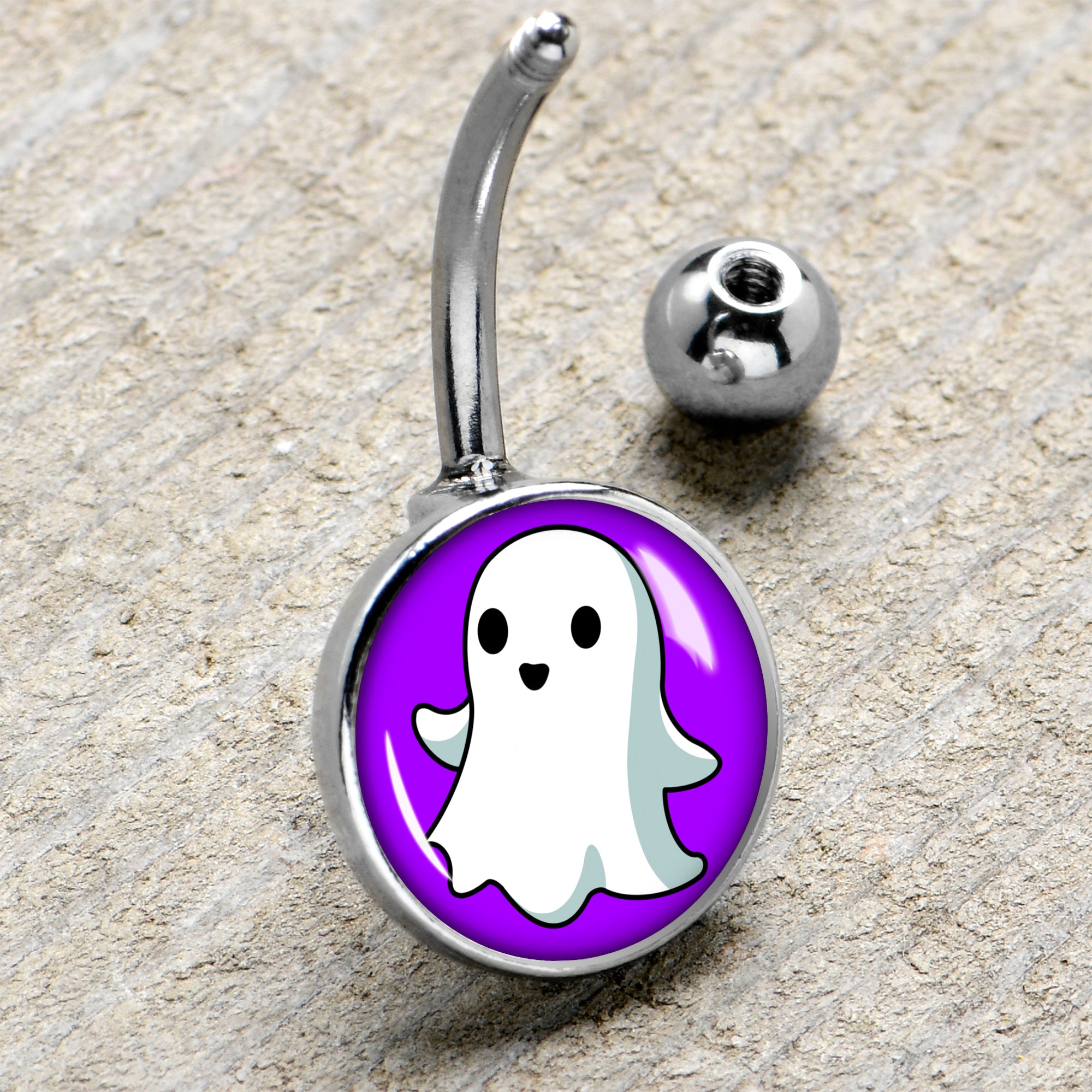 Ghost Belly Ring