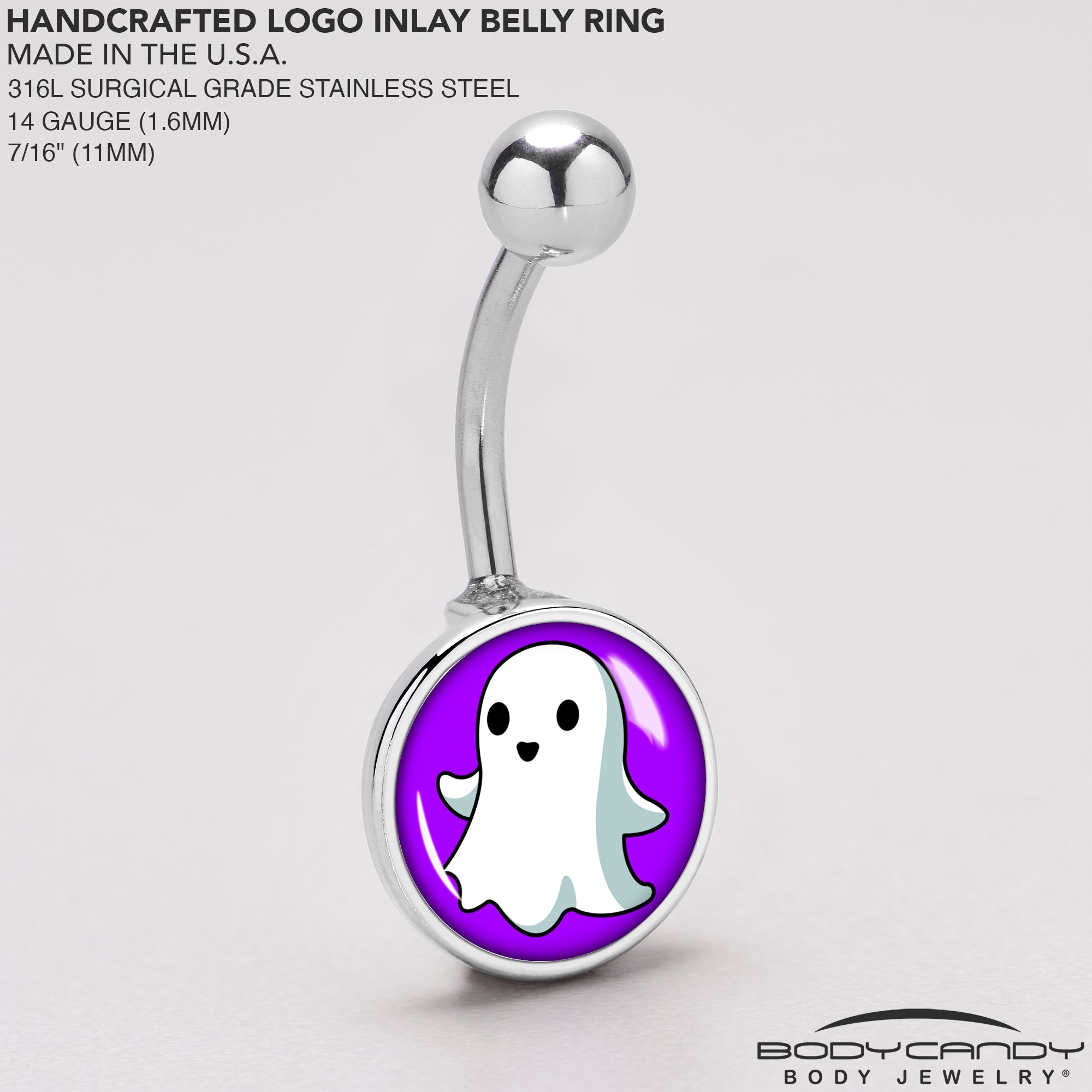 Ghost Belly Ring