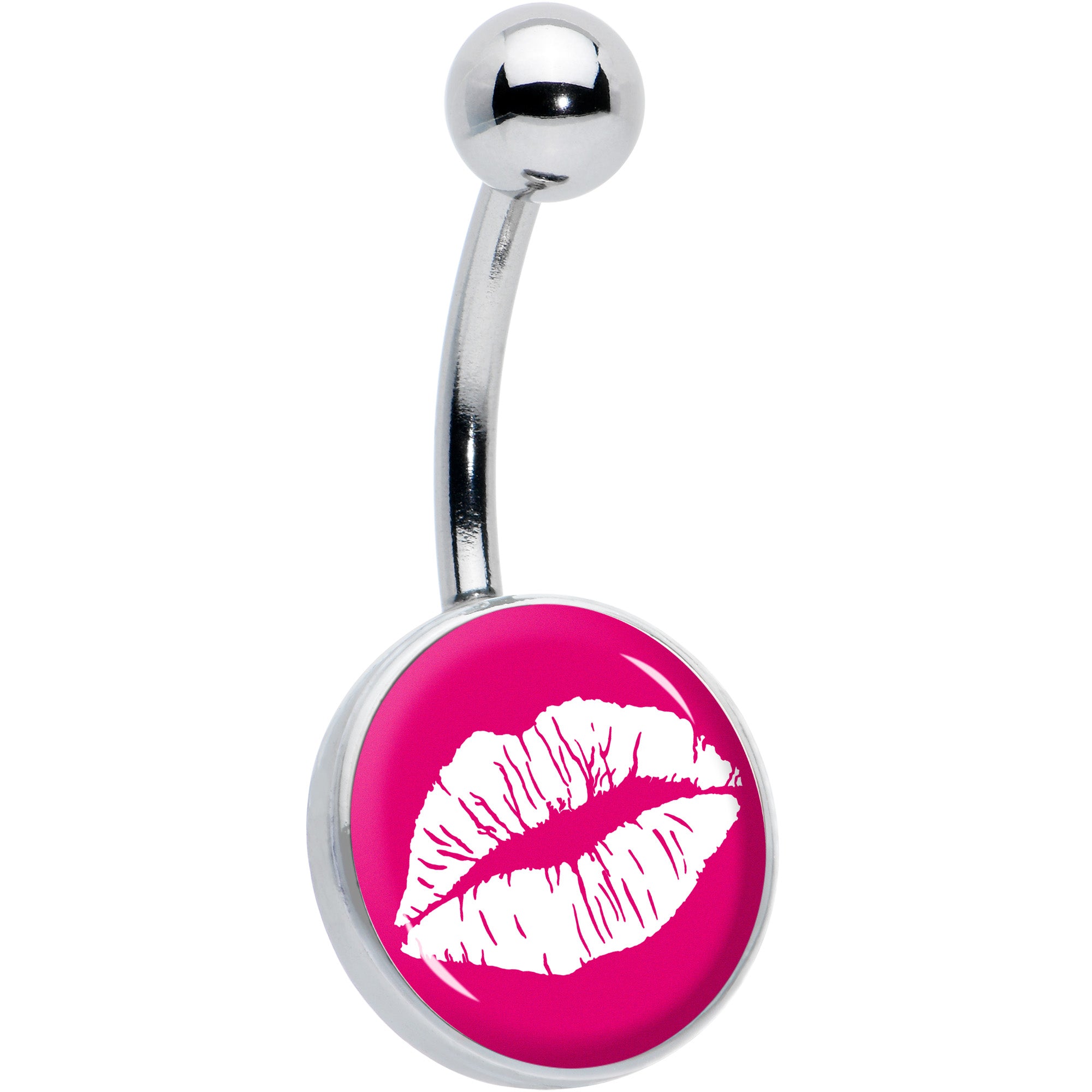 Red Hot Lips Belly Ring