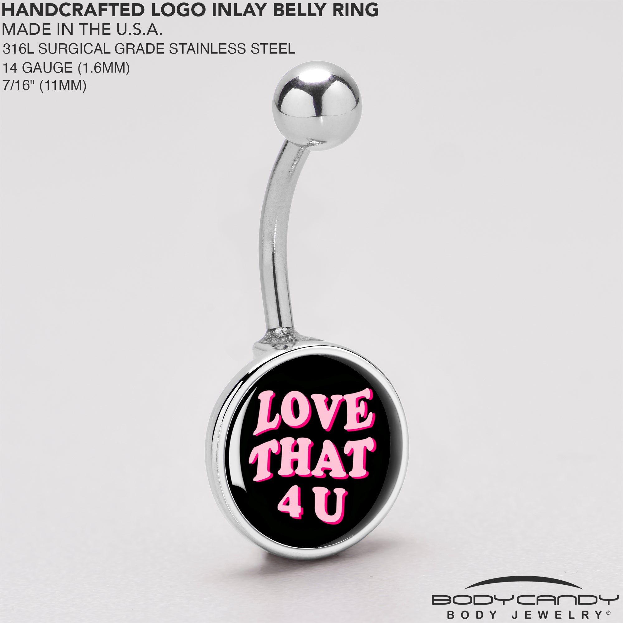 Love That 4 You Belly Ring