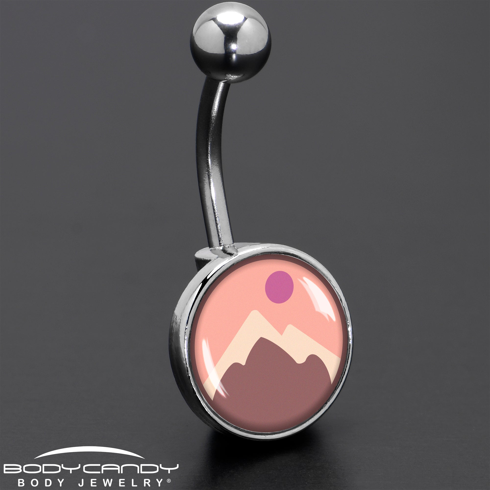 Mountain Sunrise Belly Ring